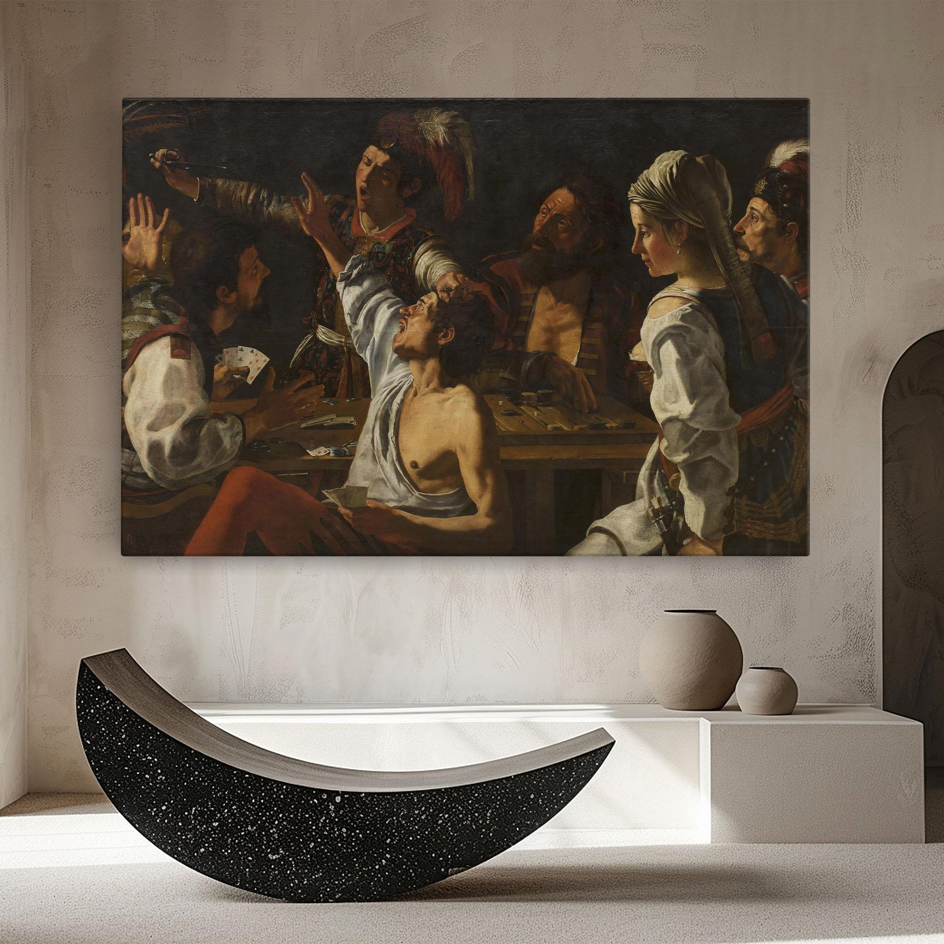 Leinwandbild Rombouts Backgammon mockup 8