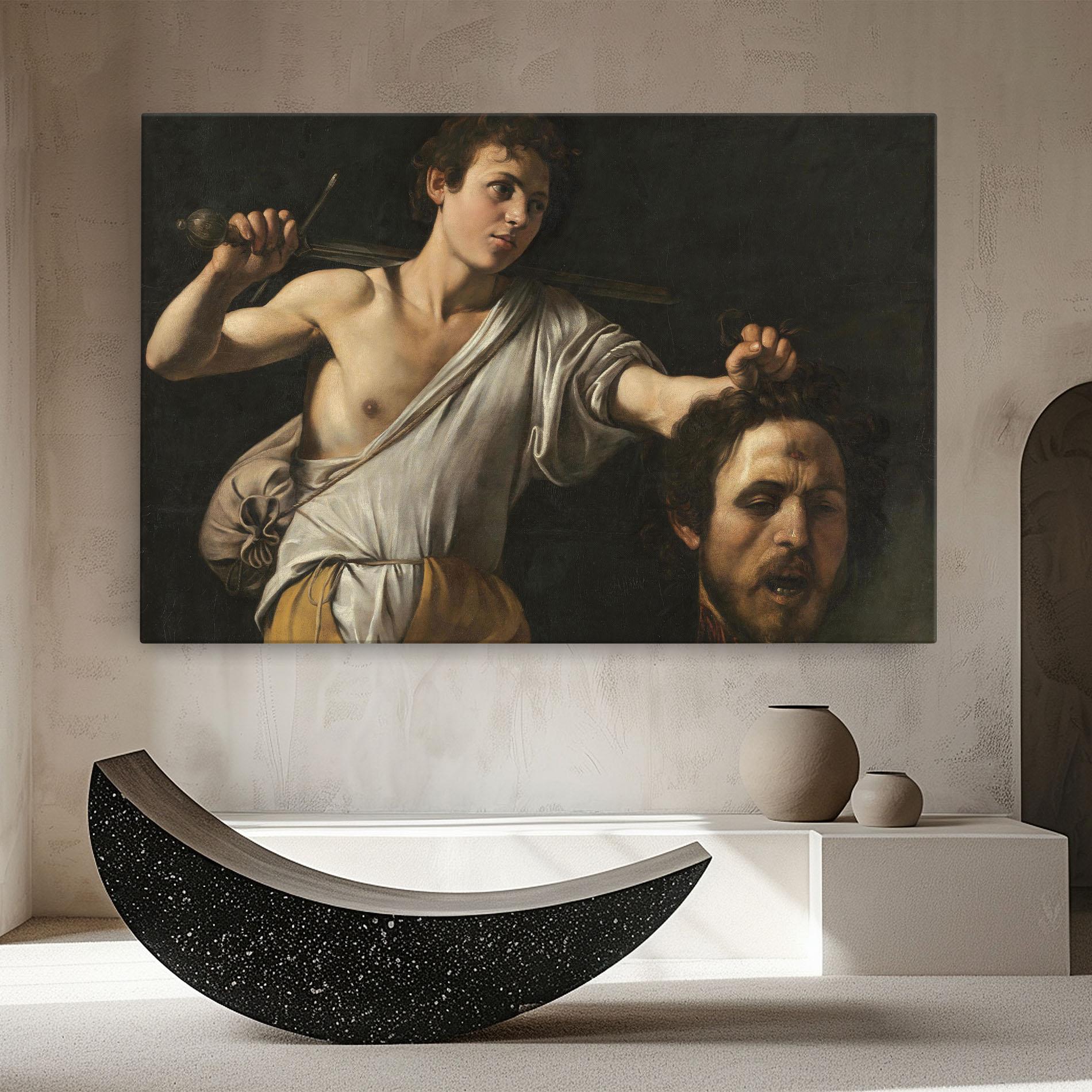 Leinwandbild The Head Of Goliath mockup 8