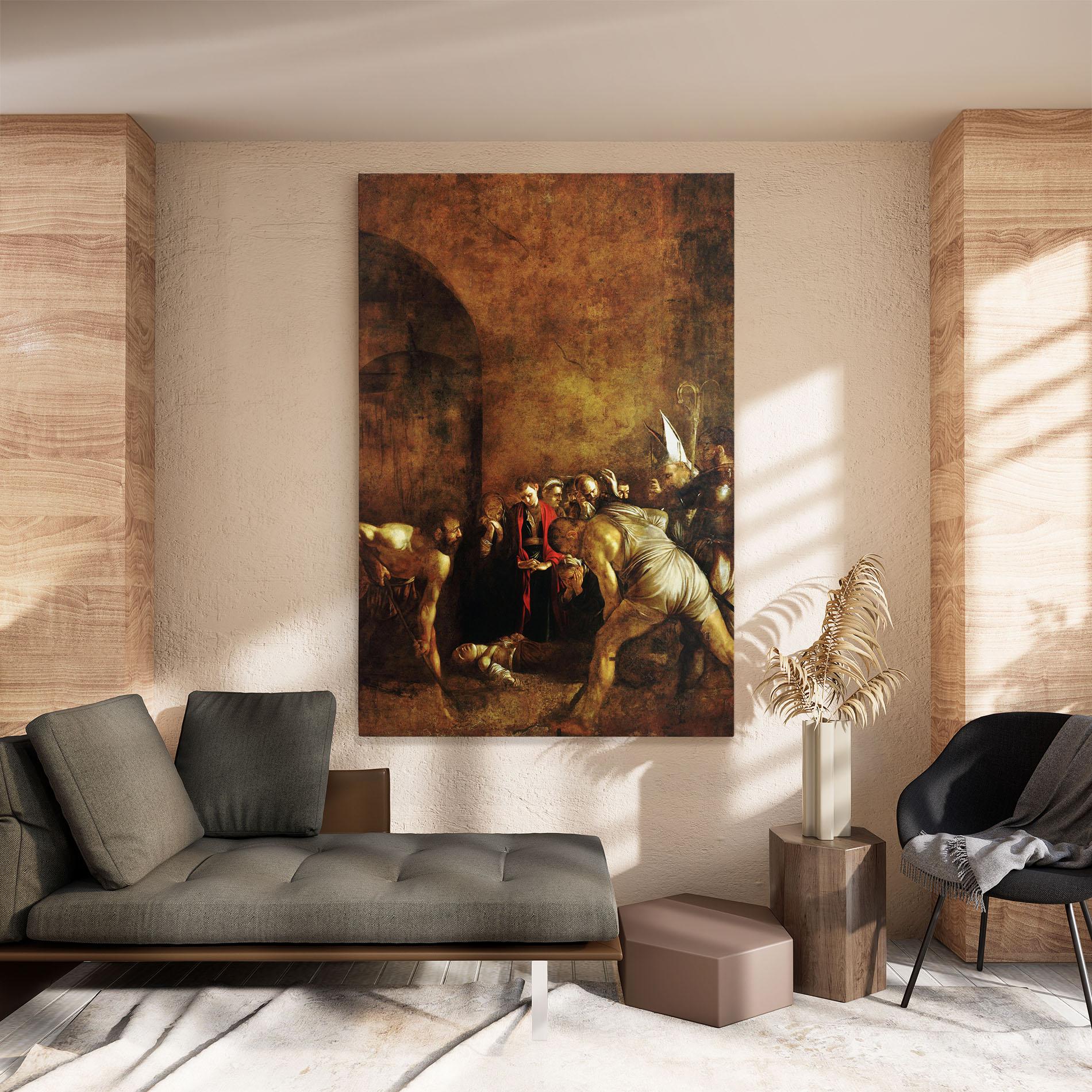 Leinwandbild Burial Of Saint Lucy mockup 8