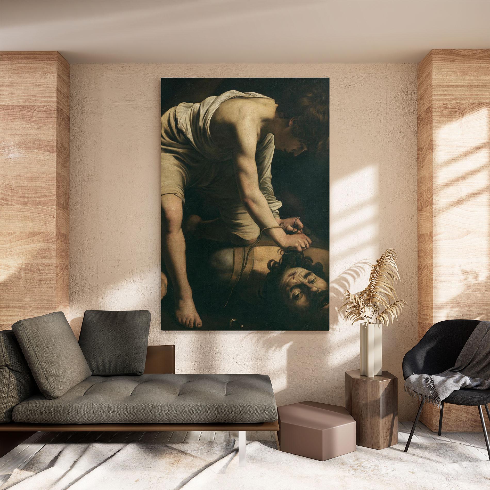 Leinwandbild David And Goliath mockup 8