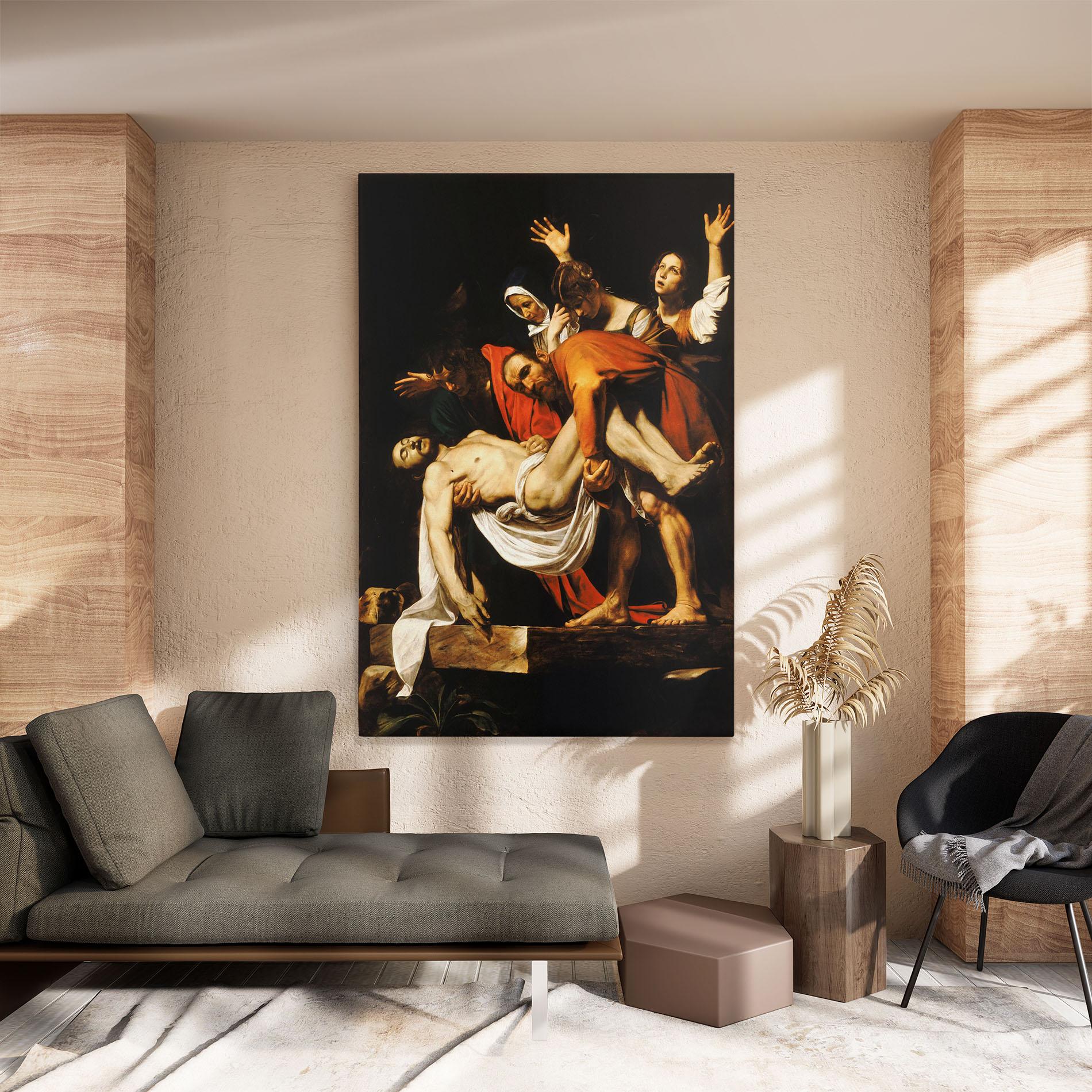 Leinwandbild The Entombment Of Christ mockup 8