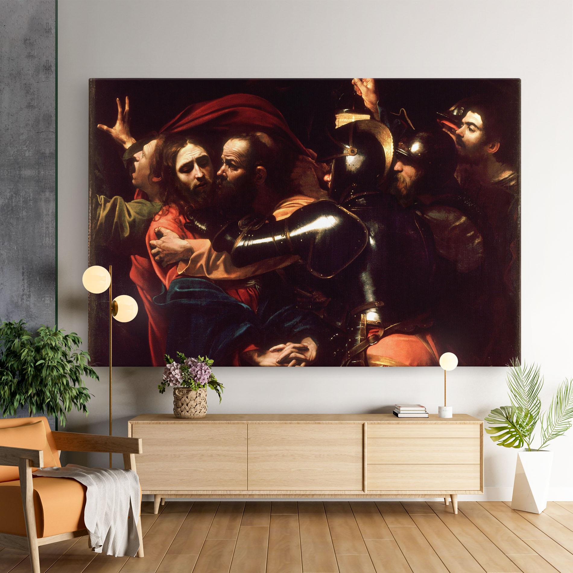 Leinwandbild The Taking Of Christ mockup 9