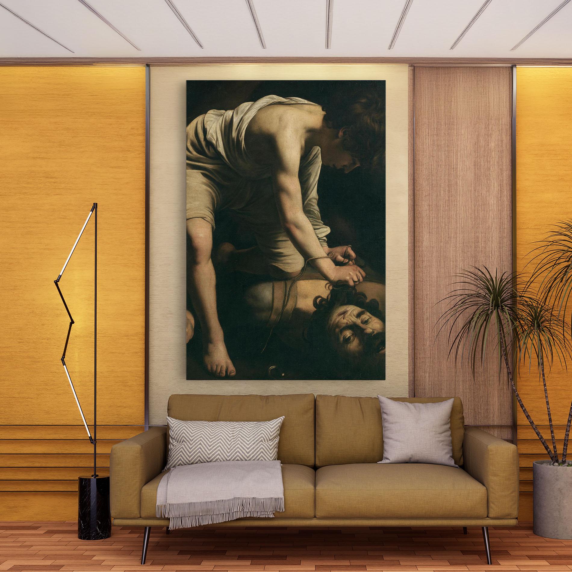 Leinwandbild David And Goliath mockup 9