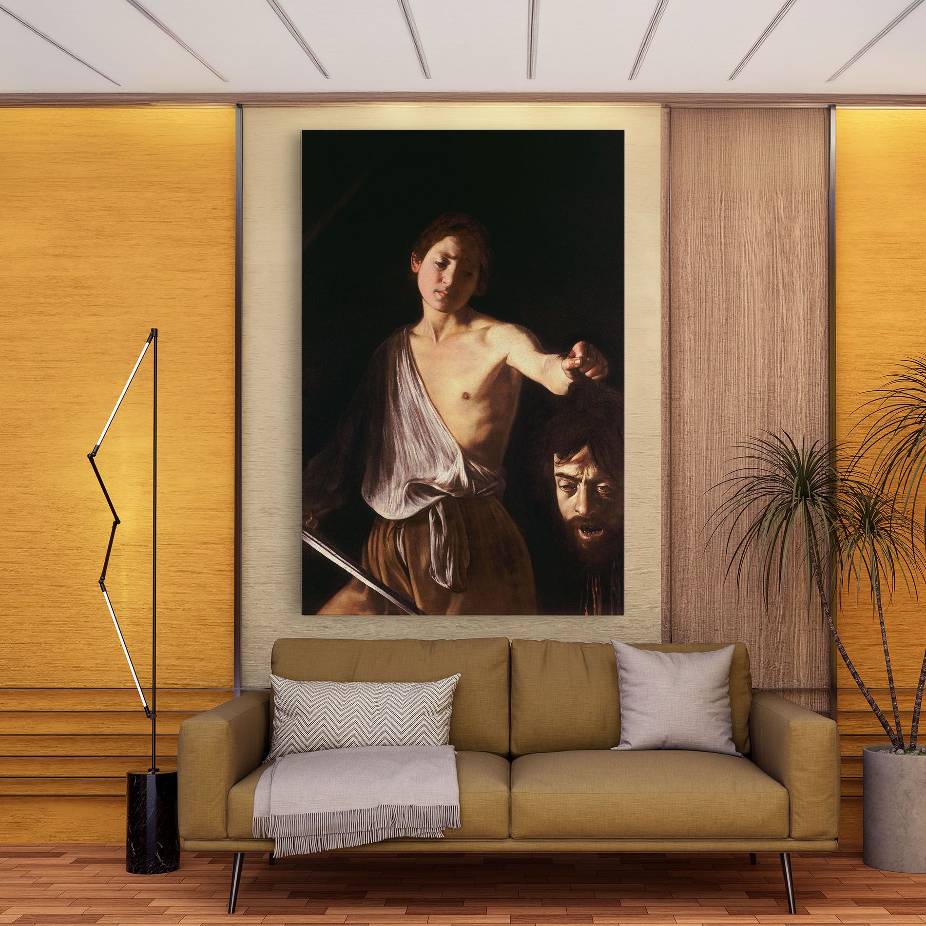 David With The Head Of Goliath mockup 9