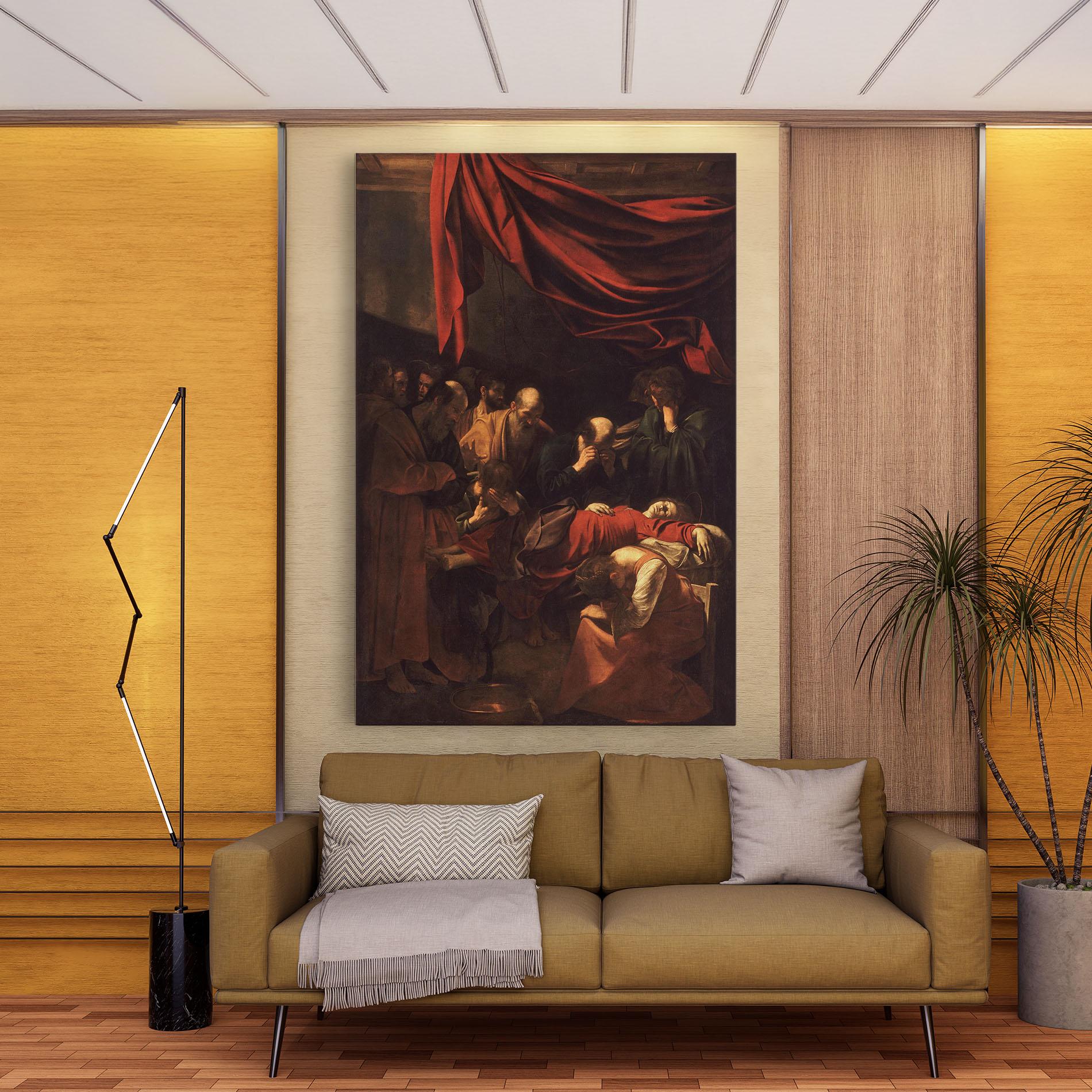 Leinwandbild Death Of The Virgin mockup 9