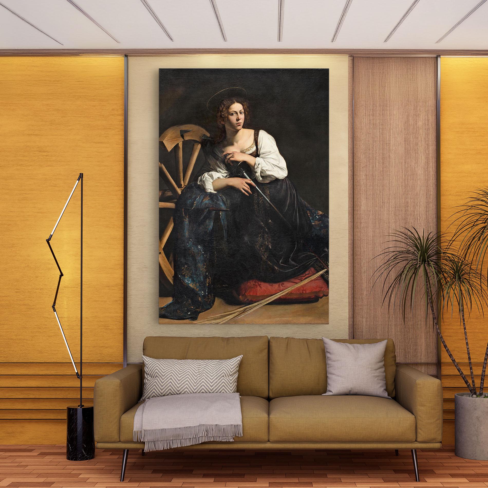 Leinwandbild Saint Catherine Of Alexandria mockup 9