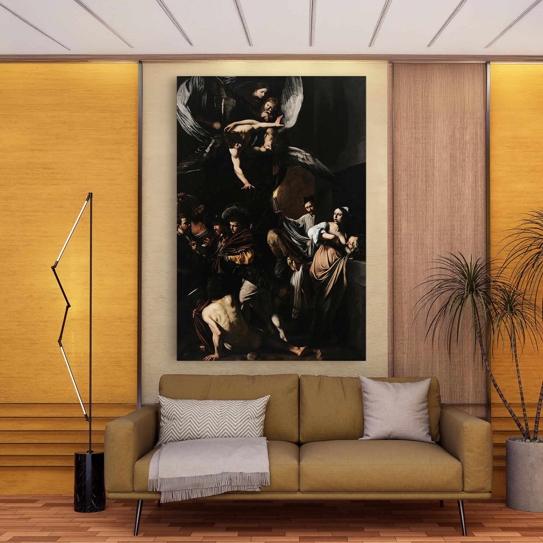 Leinwandbild Sette Opere Di Misericordia mockup 9