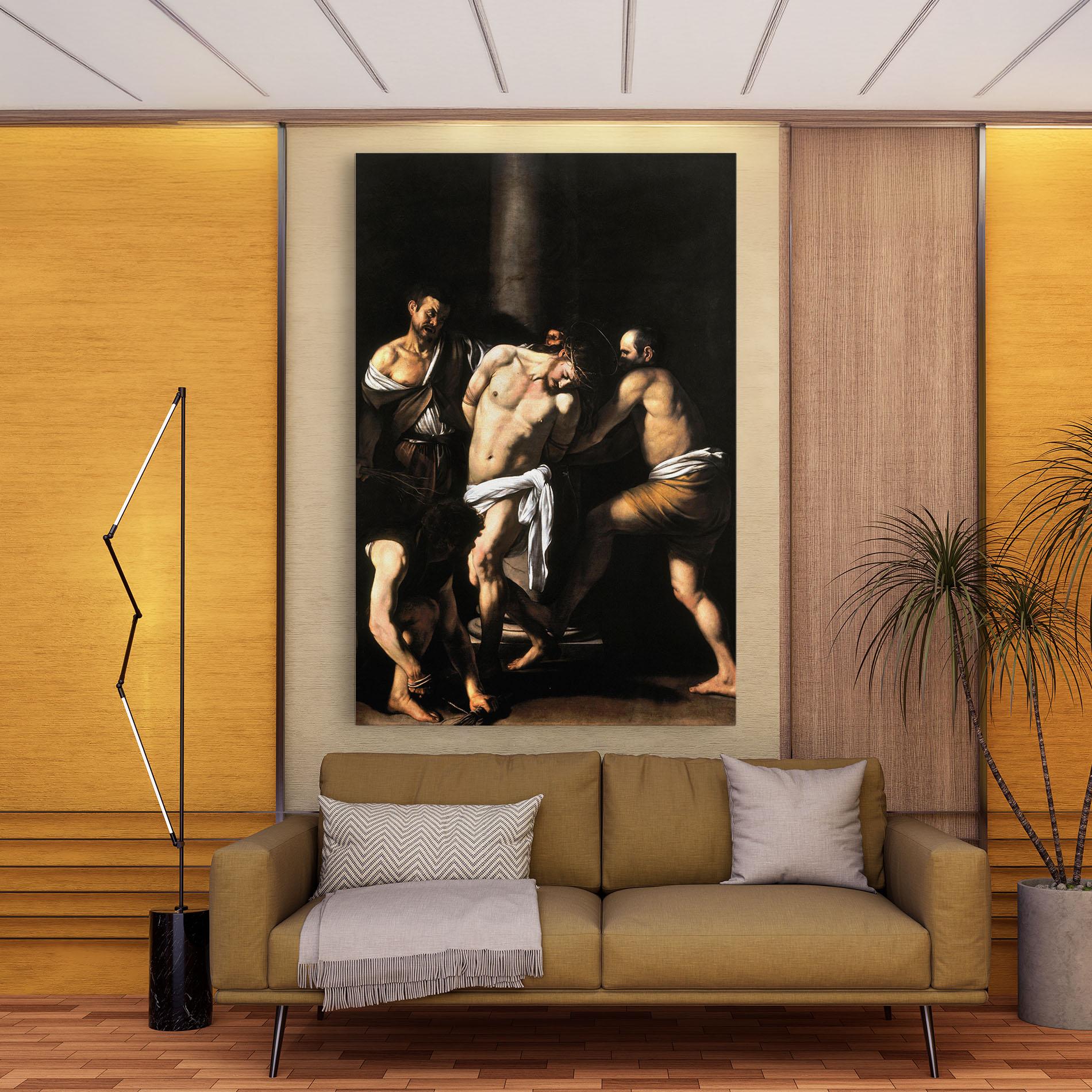 Leinwandbild The Flagellation Of Christ mockup 9