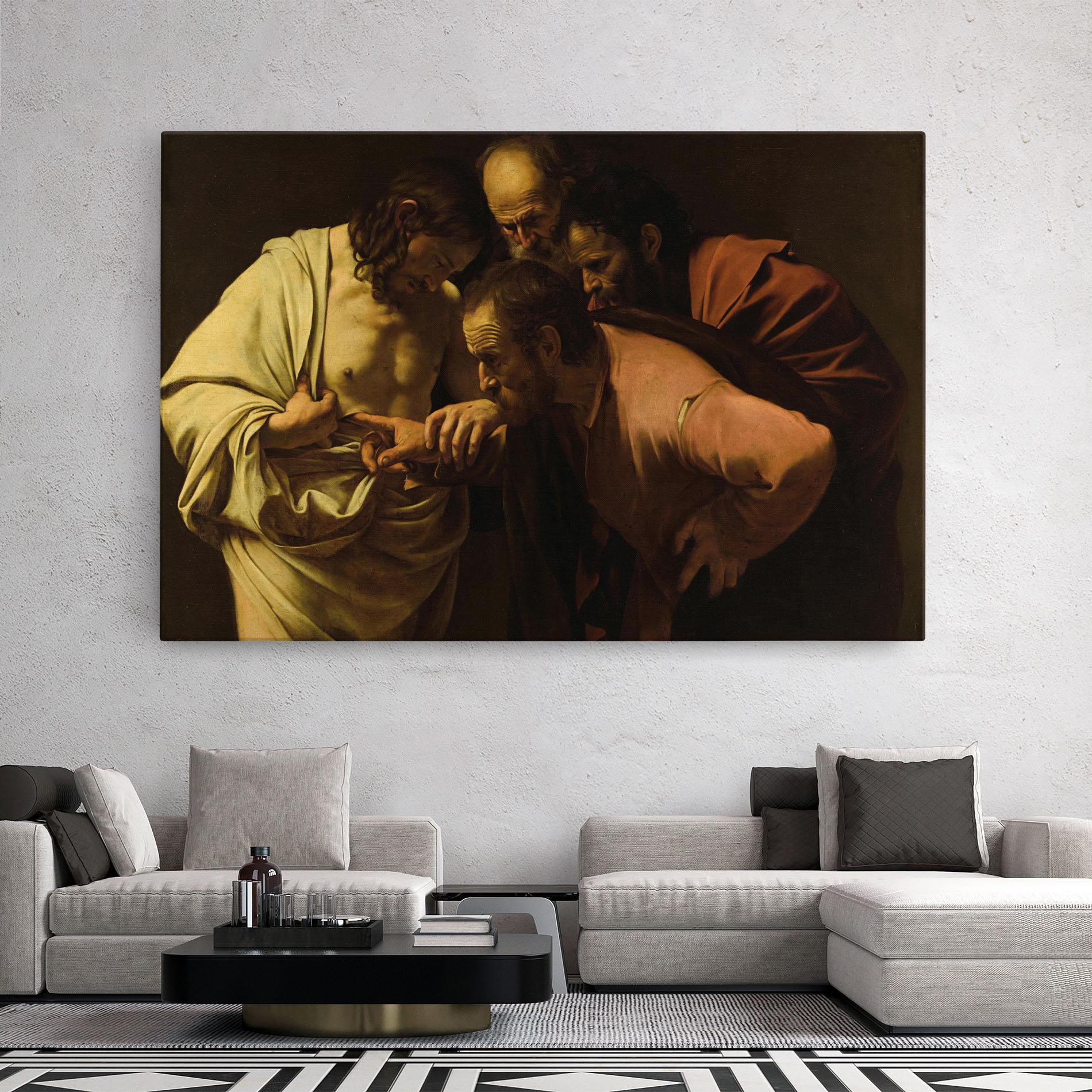 Leinwandbild Der Unglaubige Thomas mockup 2