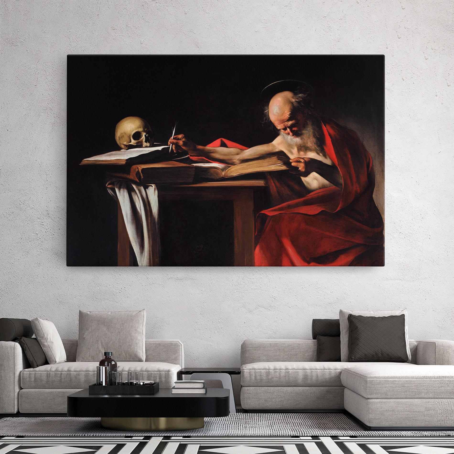 Leinwandbild Saint Jerome Writing mockup 2