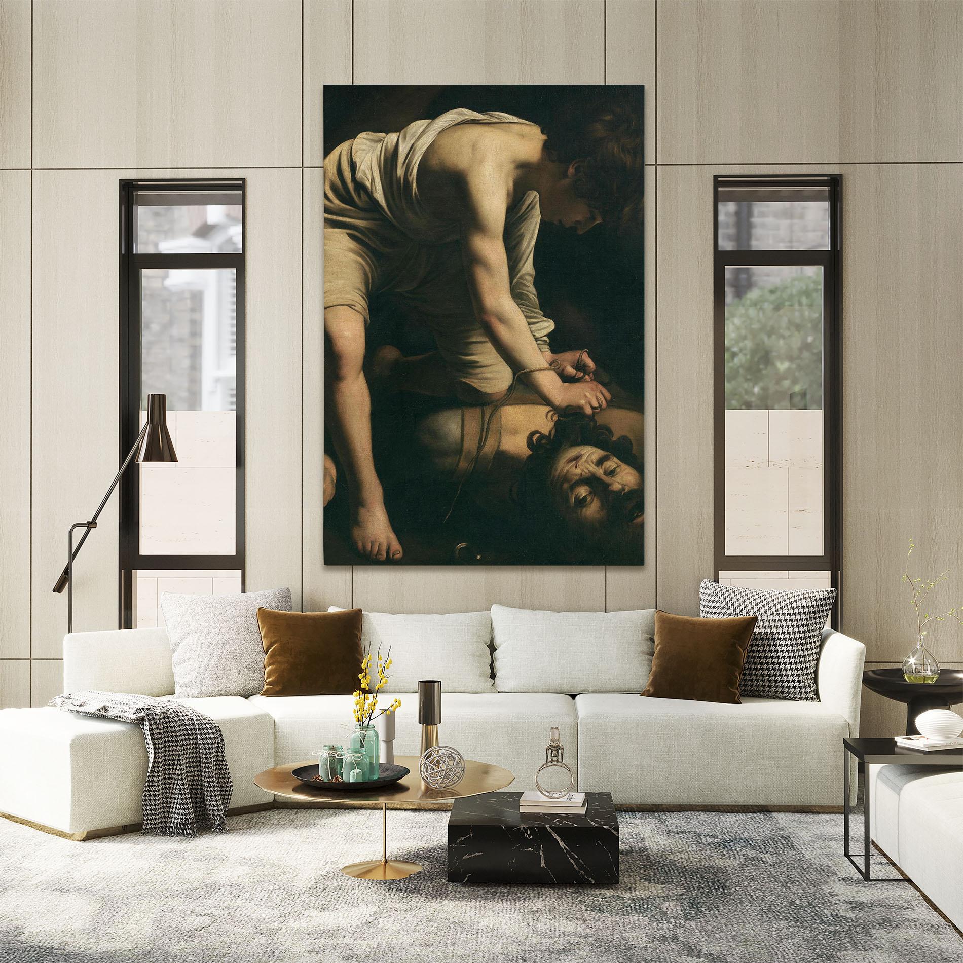 Leinwandbild David And Goliath mockup 2