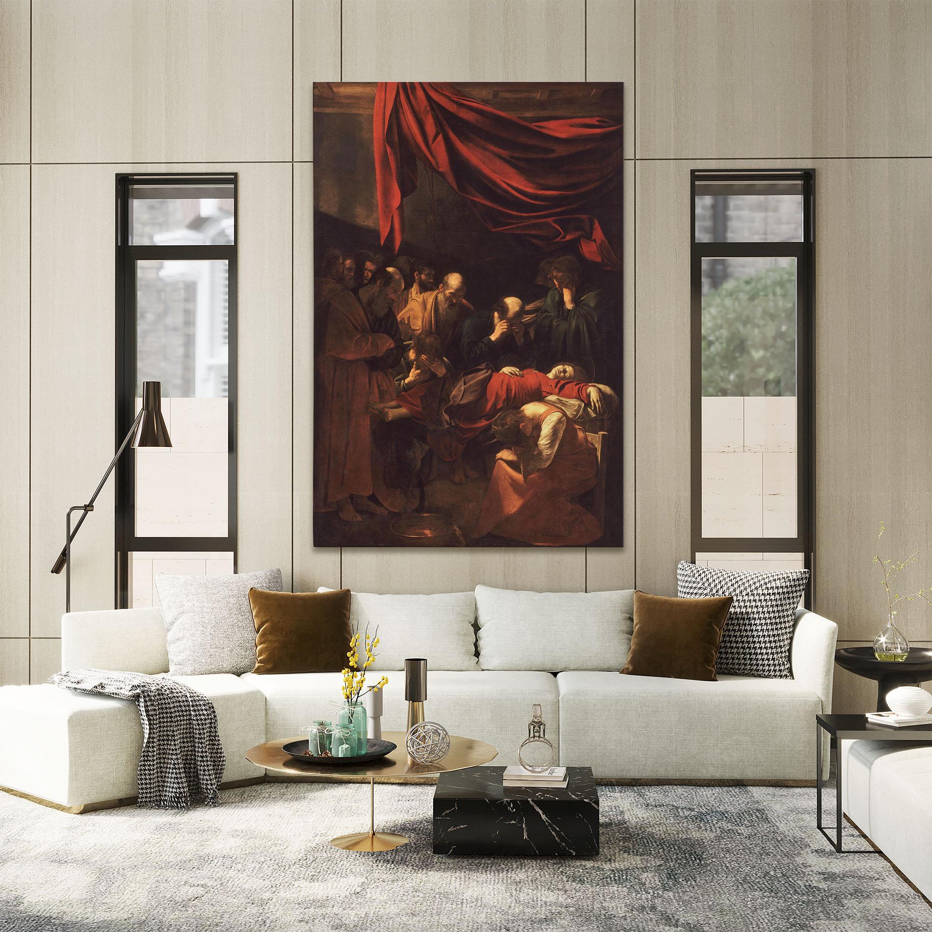 Leinwandbild Death Of The Virgin mockup 2