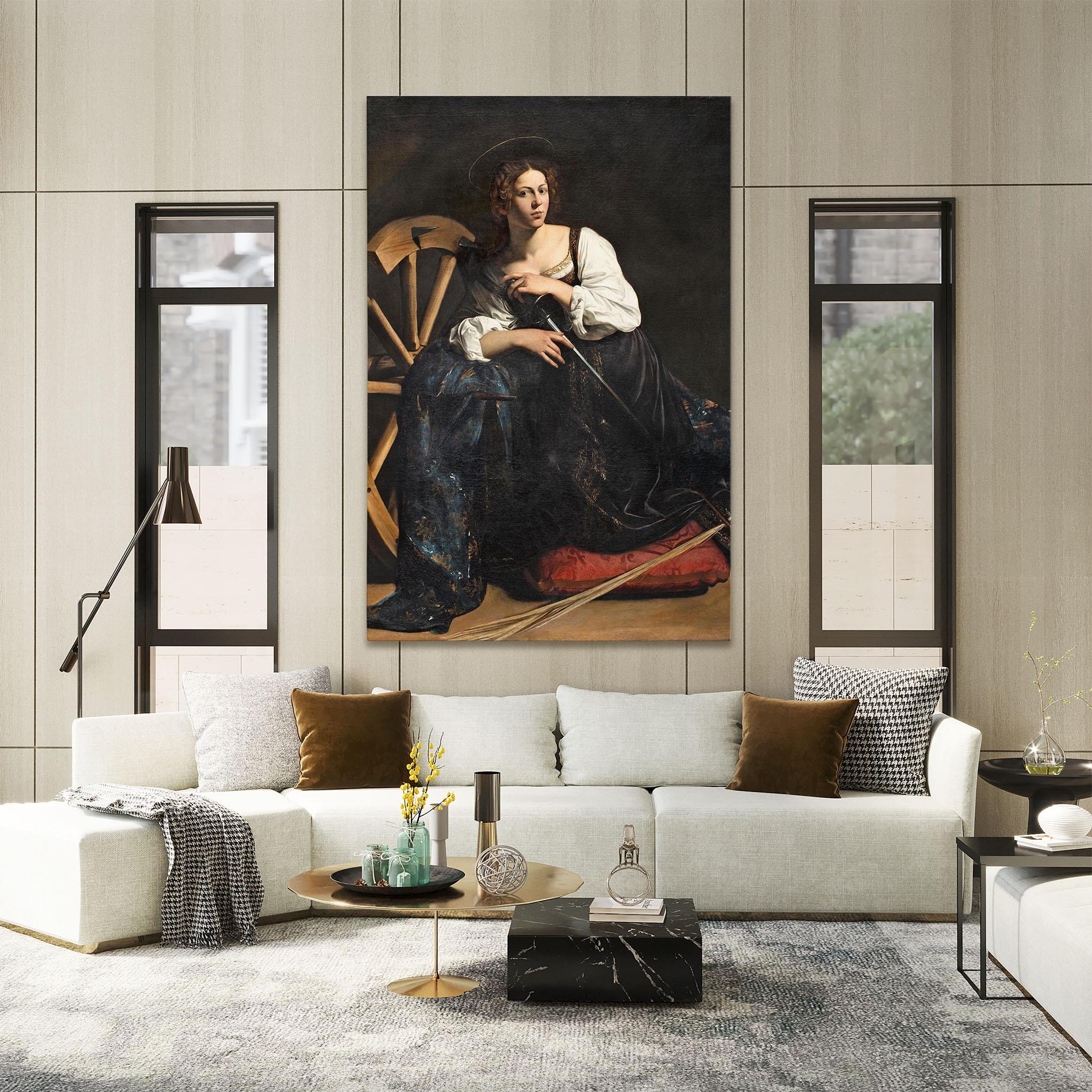 Leinwandbild Saint Catherine Of Alexandria mockup 2