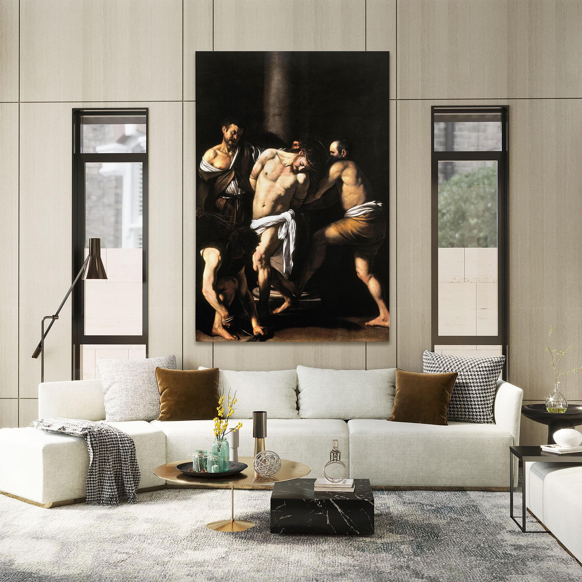 Leinwandbild The Flagellation Of Christ mockup 2