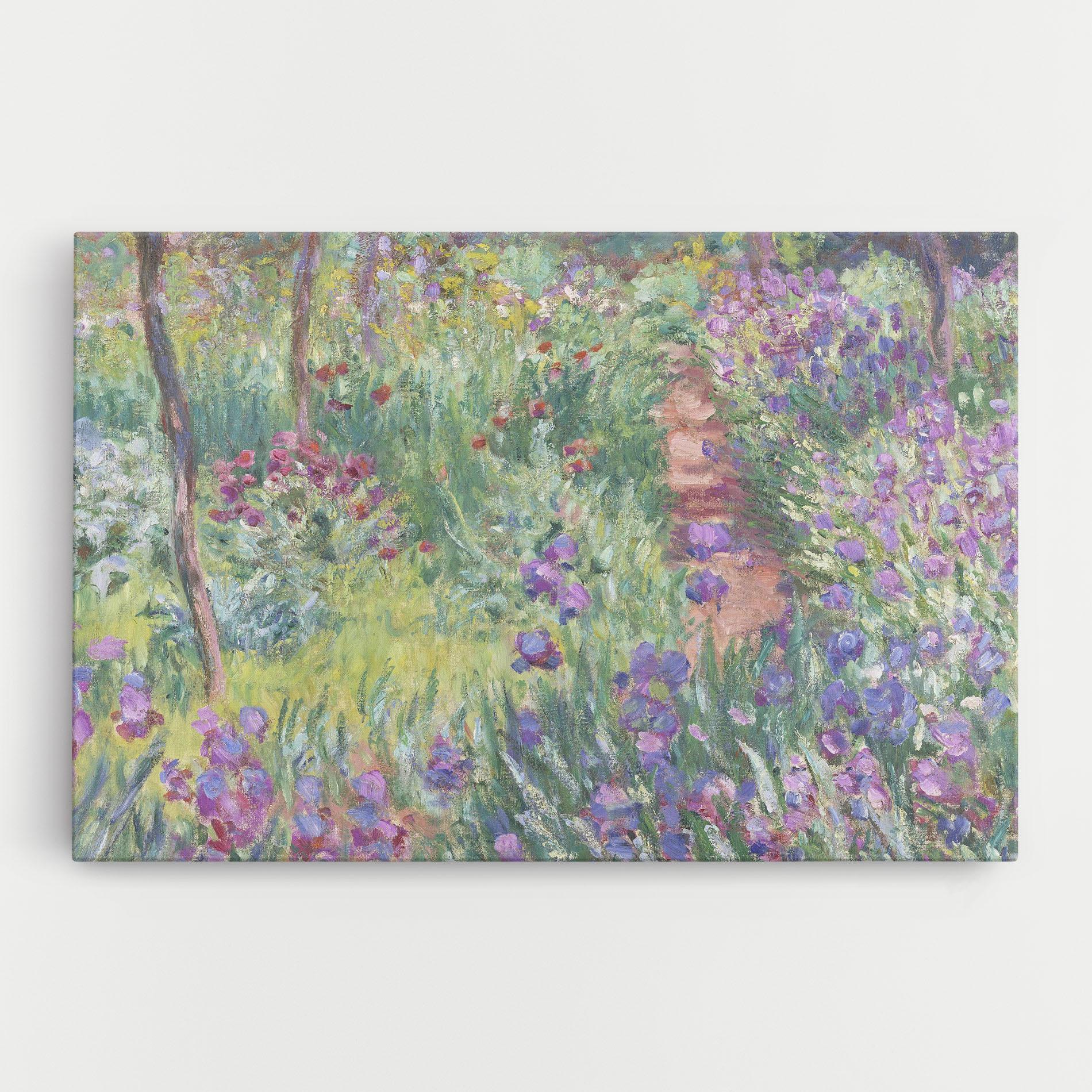 Leinwandbild Garden In Giverny mockup 0