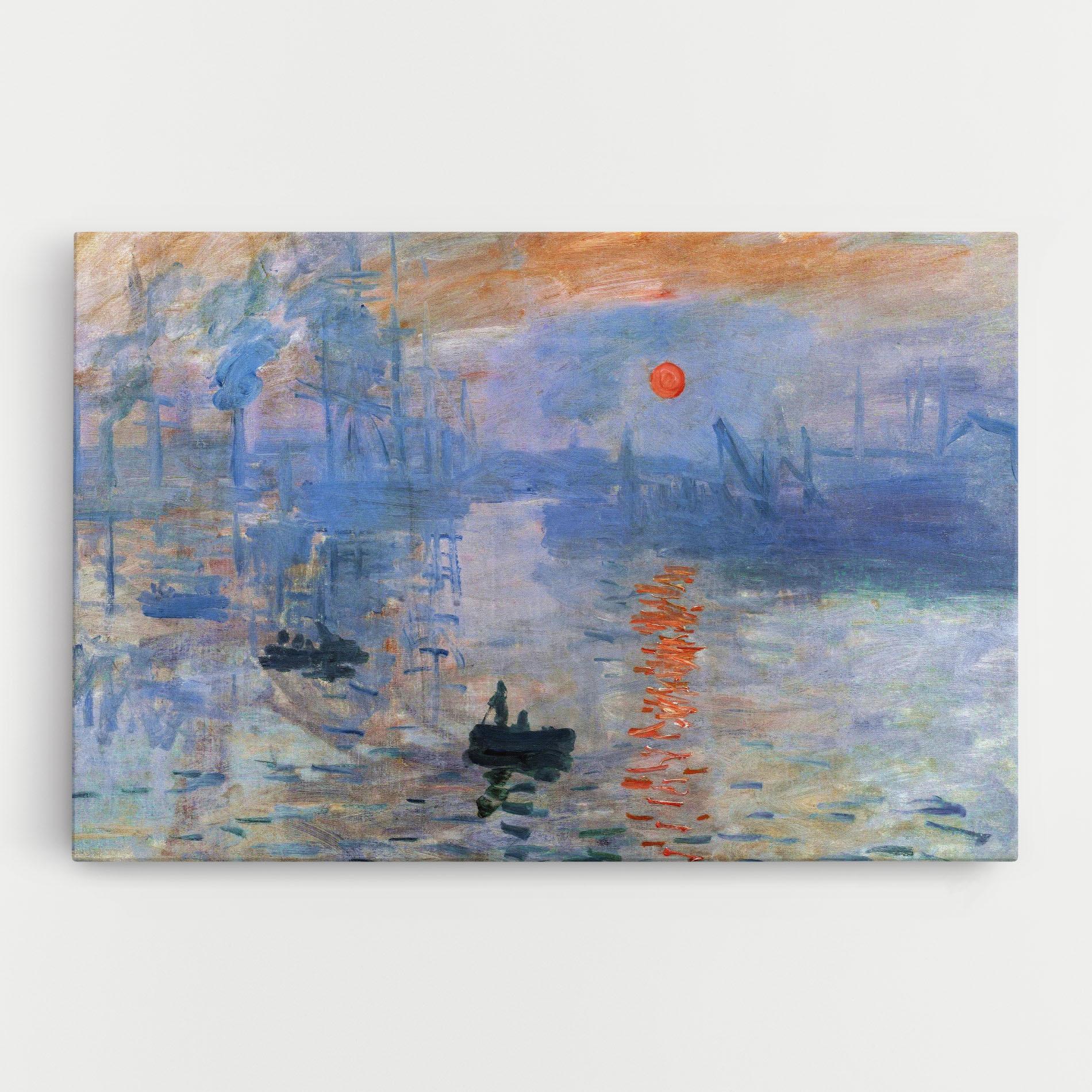 Leinwandbild Monet Impressionist mockup 0
