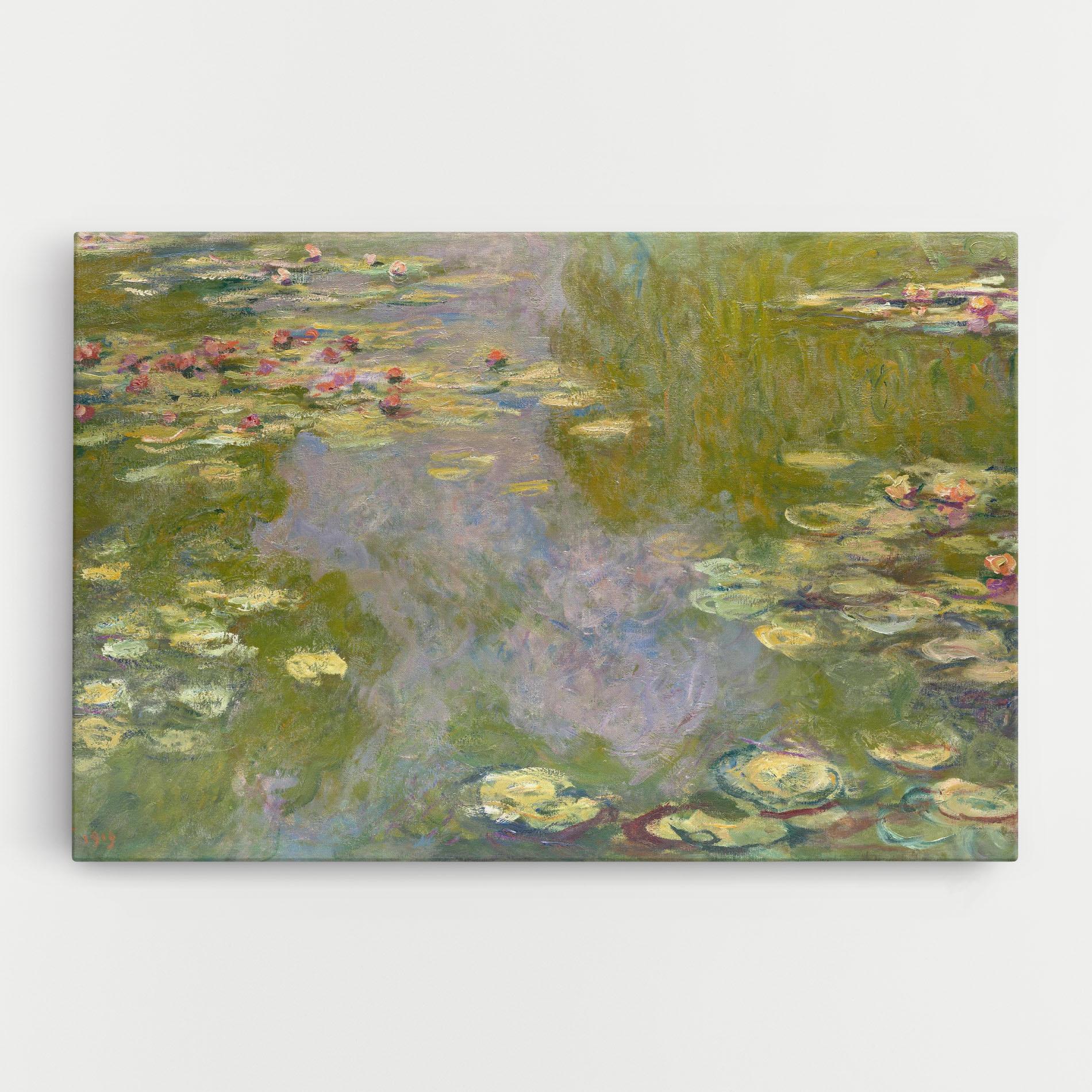 Leinwandbild Water Lilies Monet mockup 0
