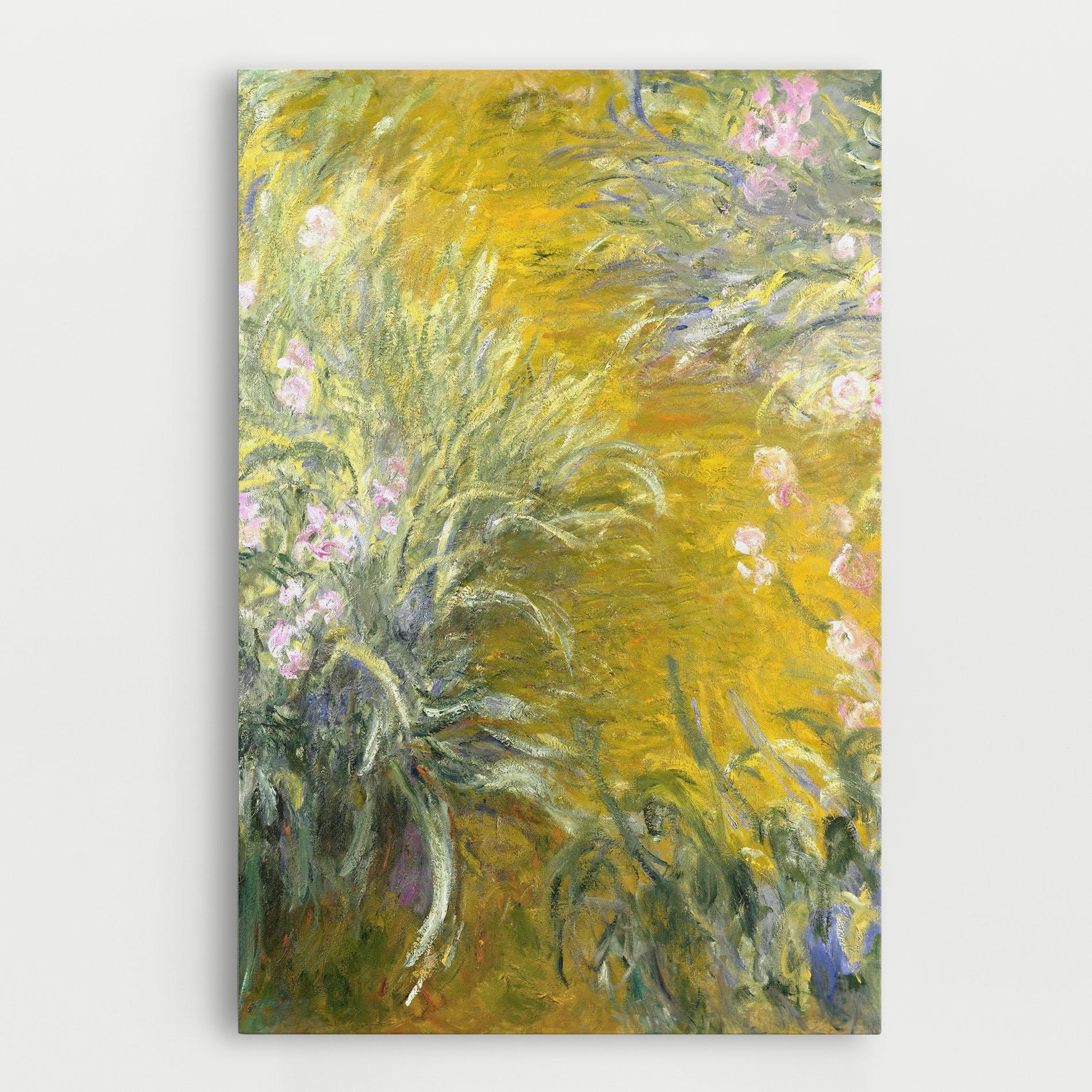 Leinwandbild Path Through The Irises mockup 0