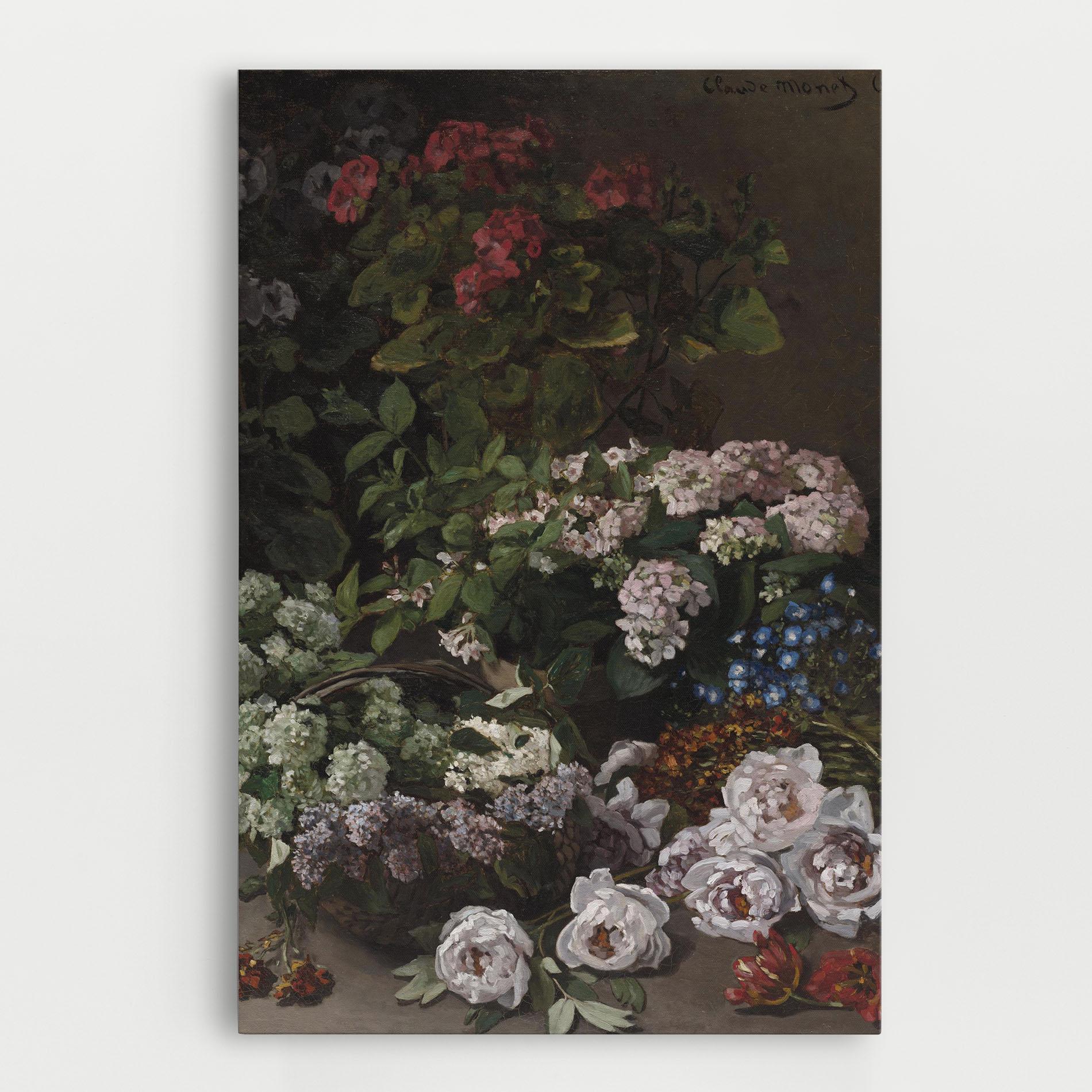 Leinwandbild Spring Flowers Monet mockup 0