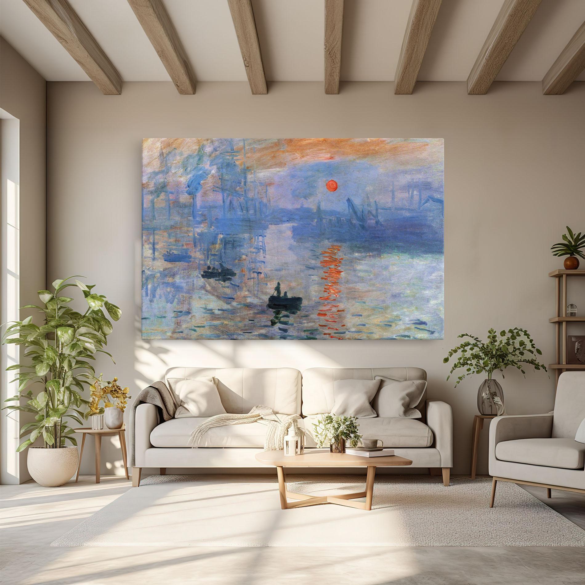 Leinwandbild Monet Impressionist mockup 6