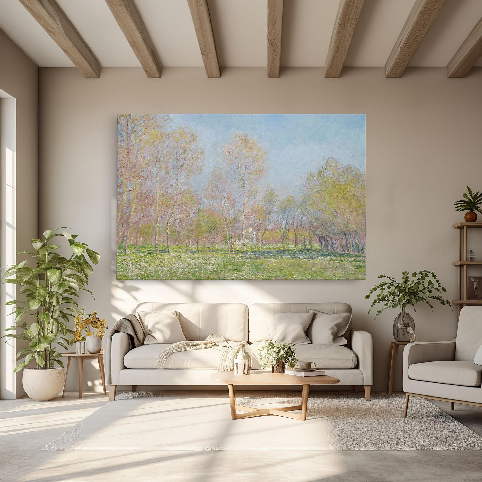 Leinwandbild Spring In Giverny mockup 6