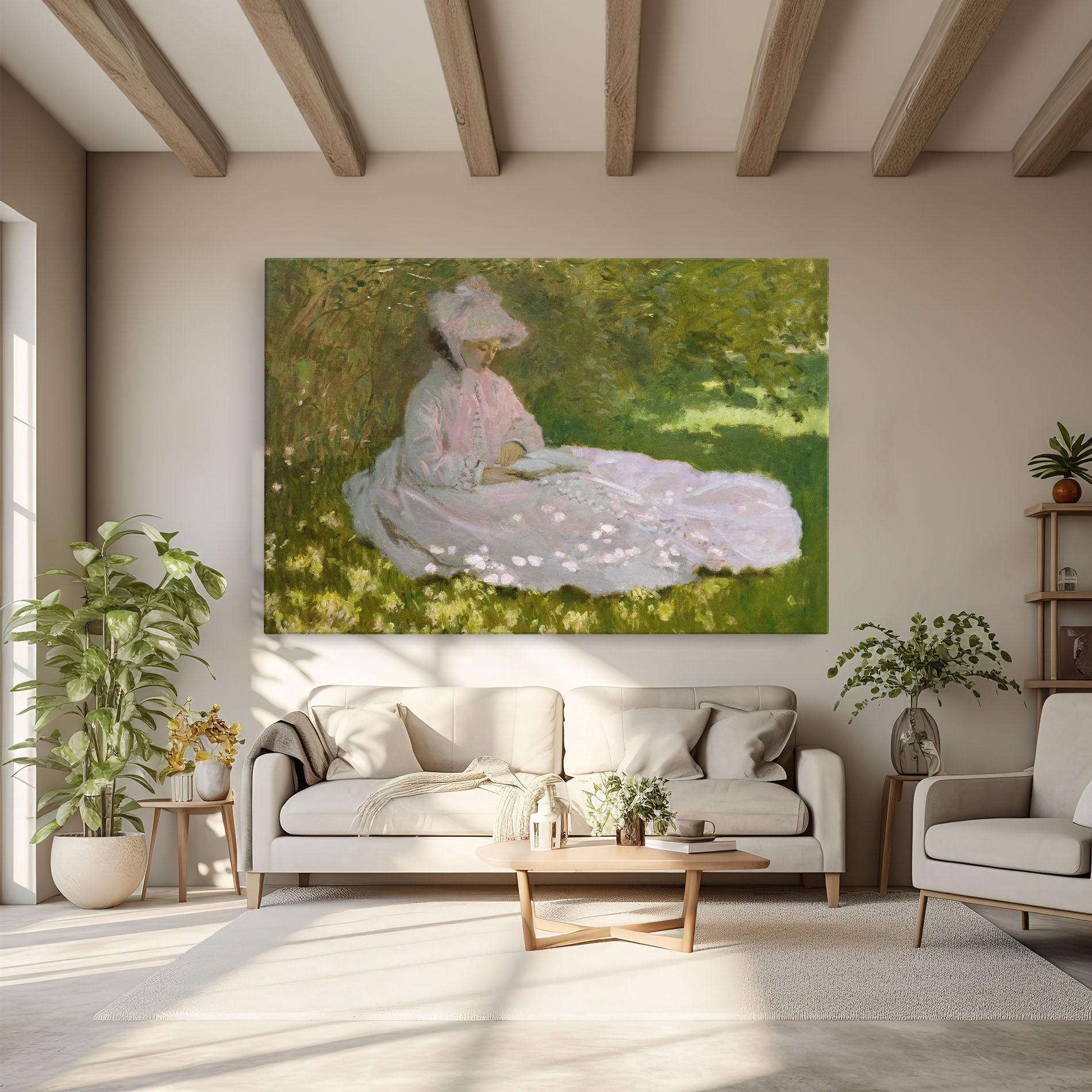 Leinwandbild Springtime mockup 6