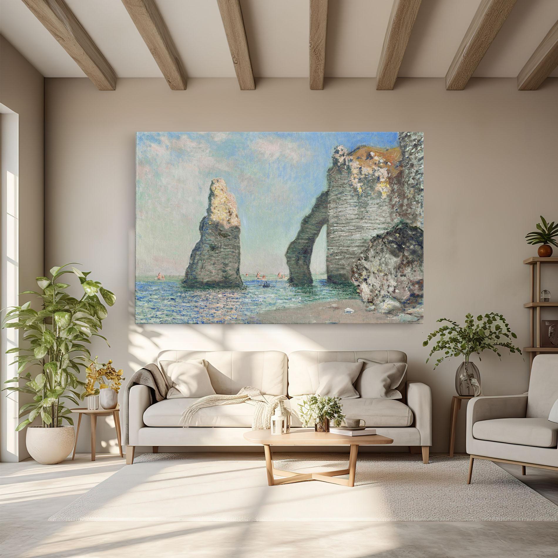 Leinwandbild The Cliffs At Etretat mockup 6