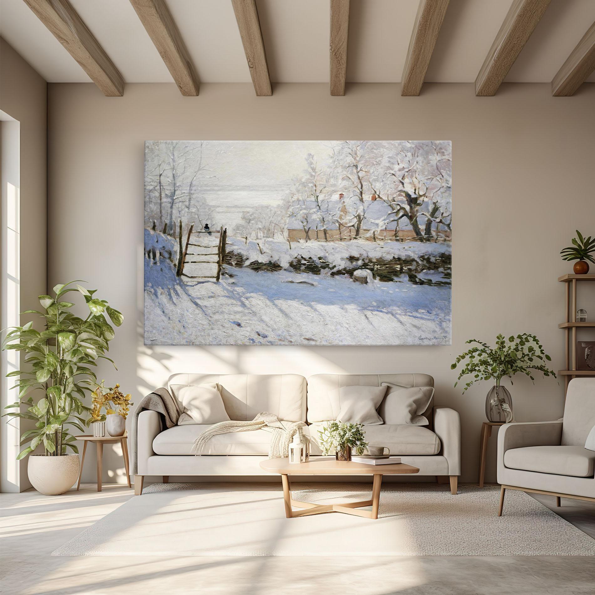 Leinwandbild The Magpie mockup 6