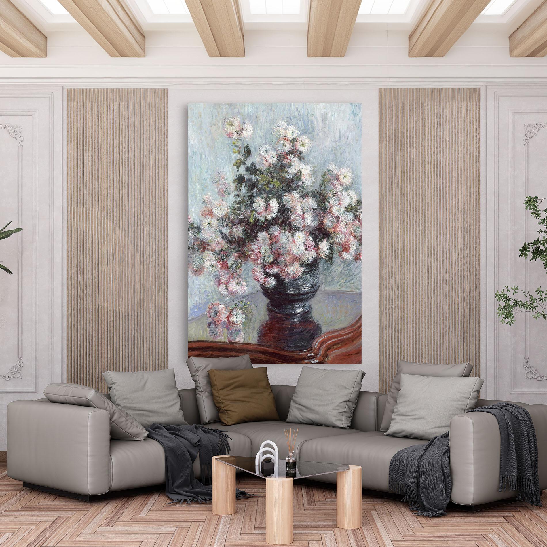 Leinwandbild Chrysanthemums mockup 6