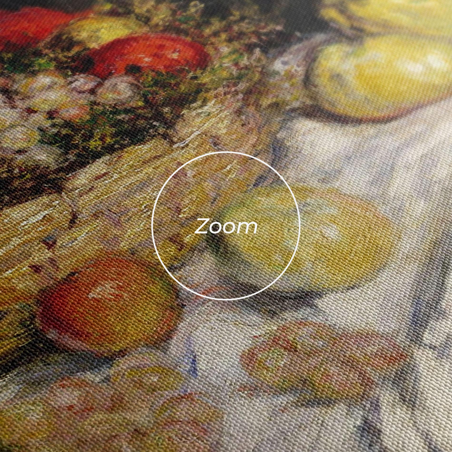 Leinwandbild Apples And Grapes mockup 3