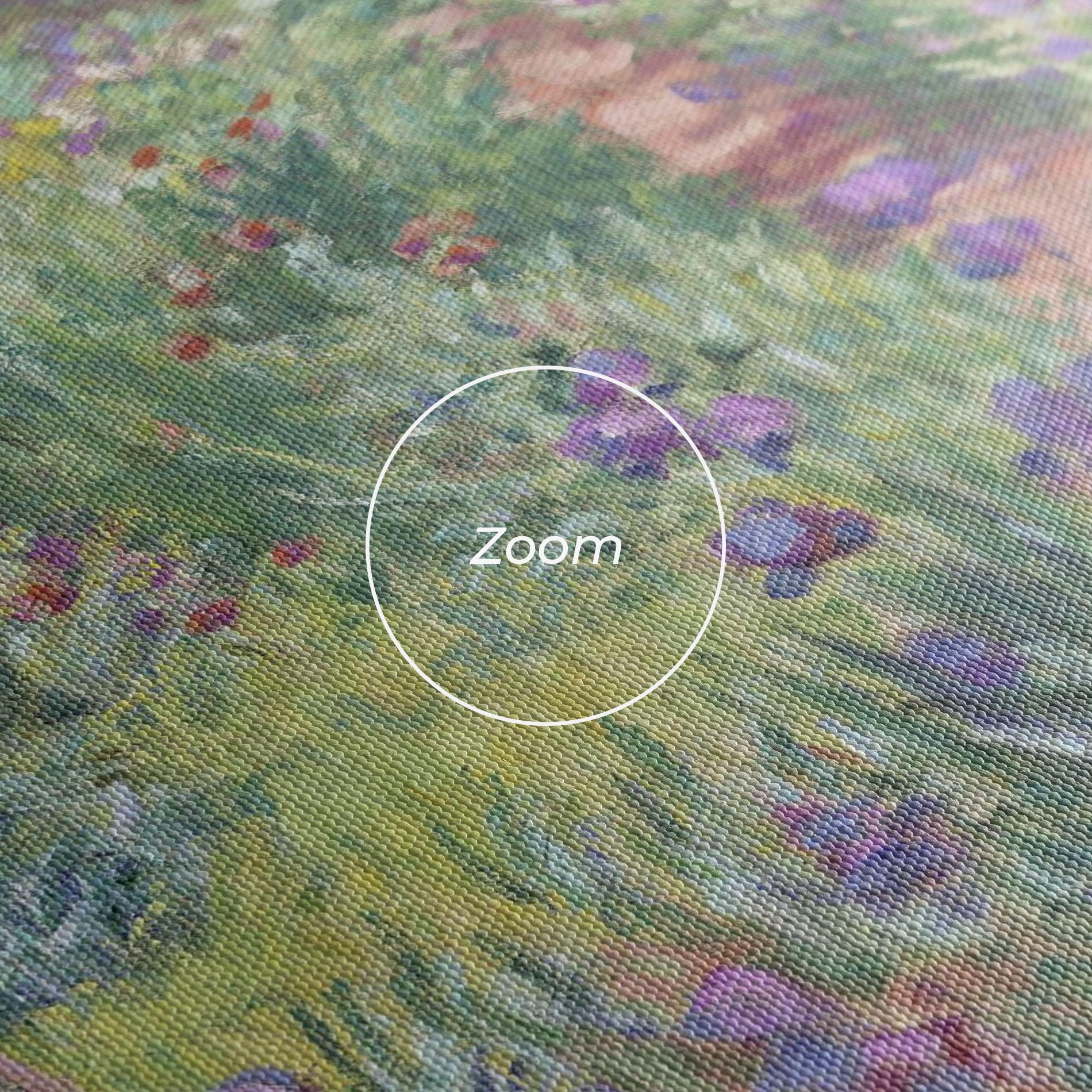 Leinwandbild Garden In Giverny Monet mockup 3