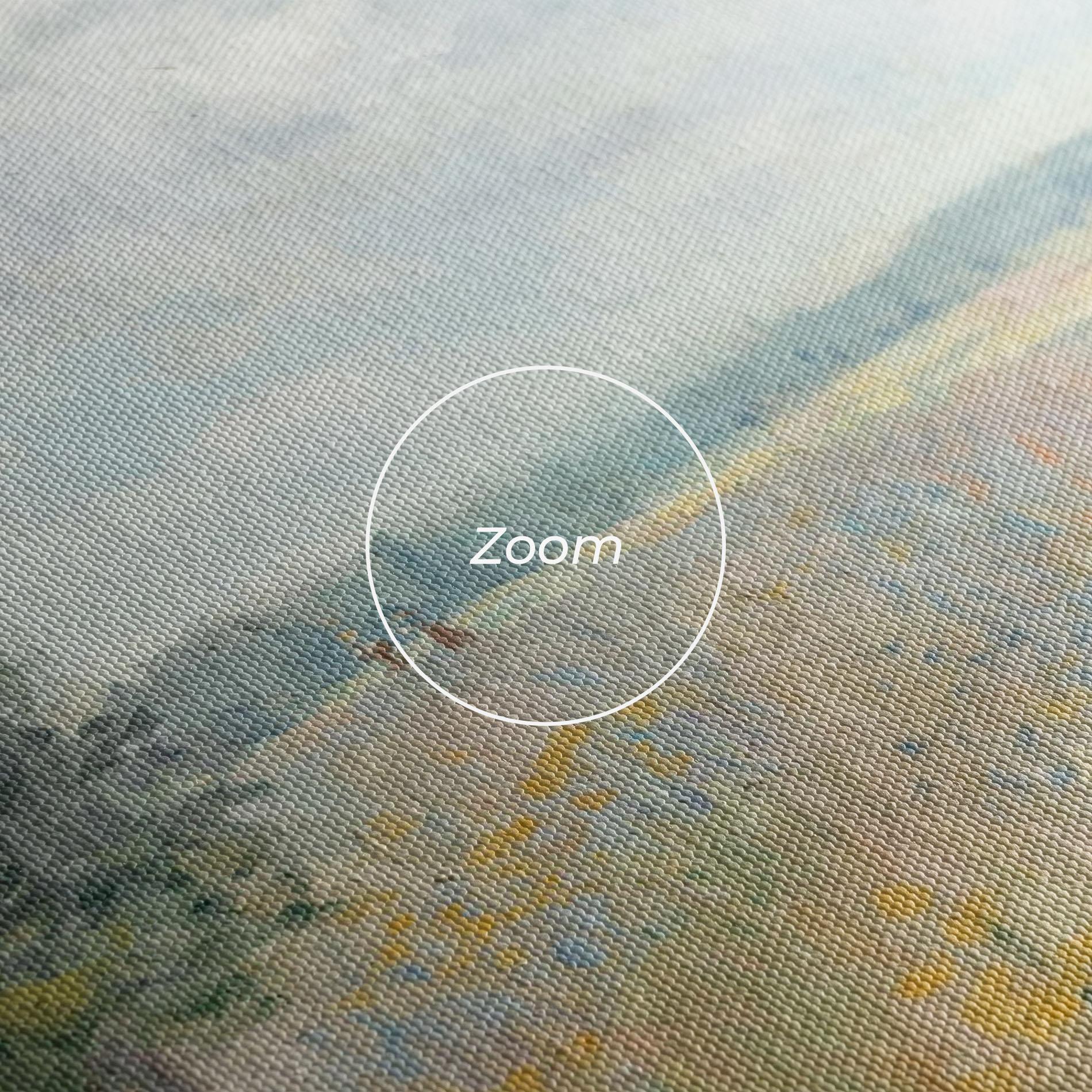 Leinwandbild Monet's Landscape Background mockup 3