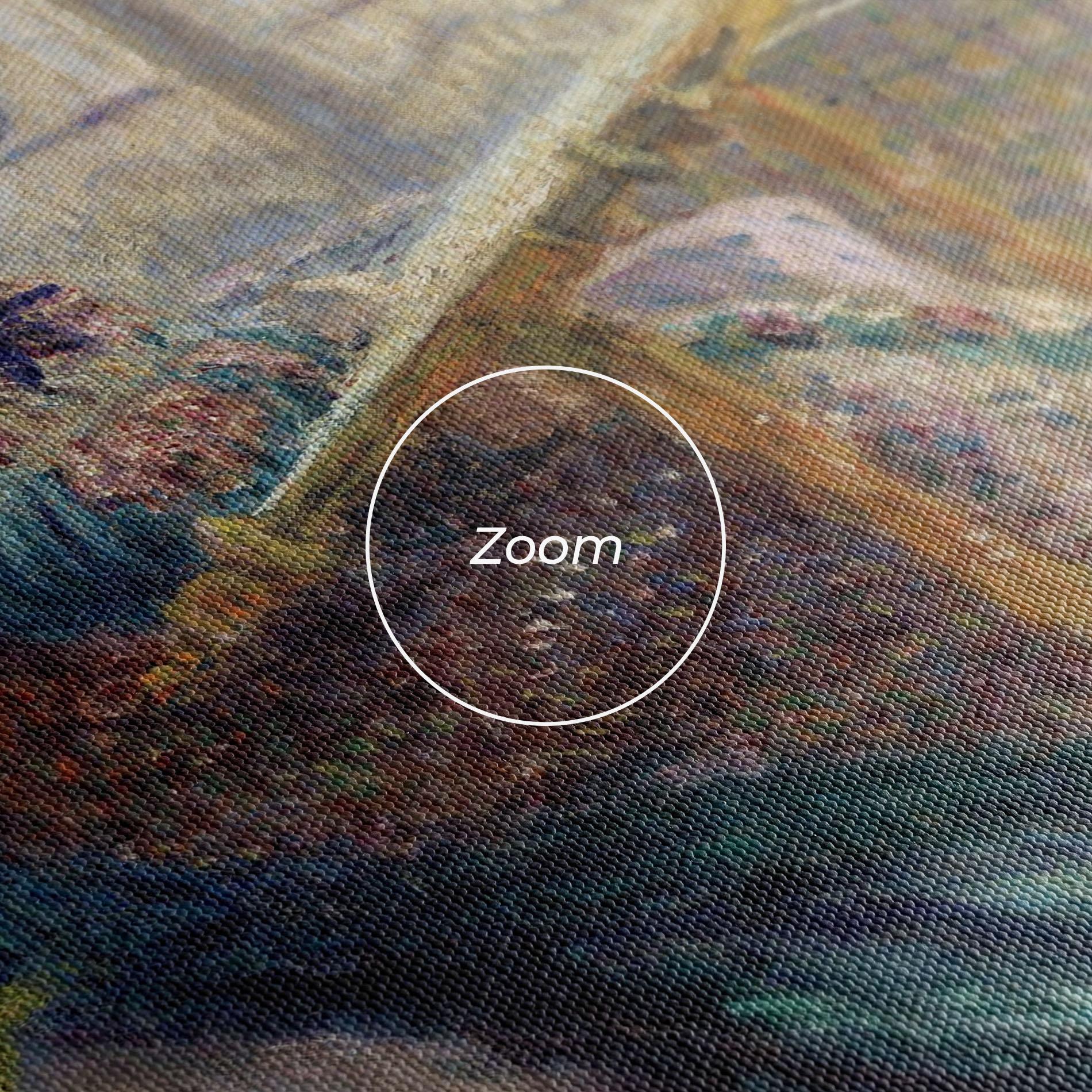 Leinwandbild Monet Embroidering mockup 3