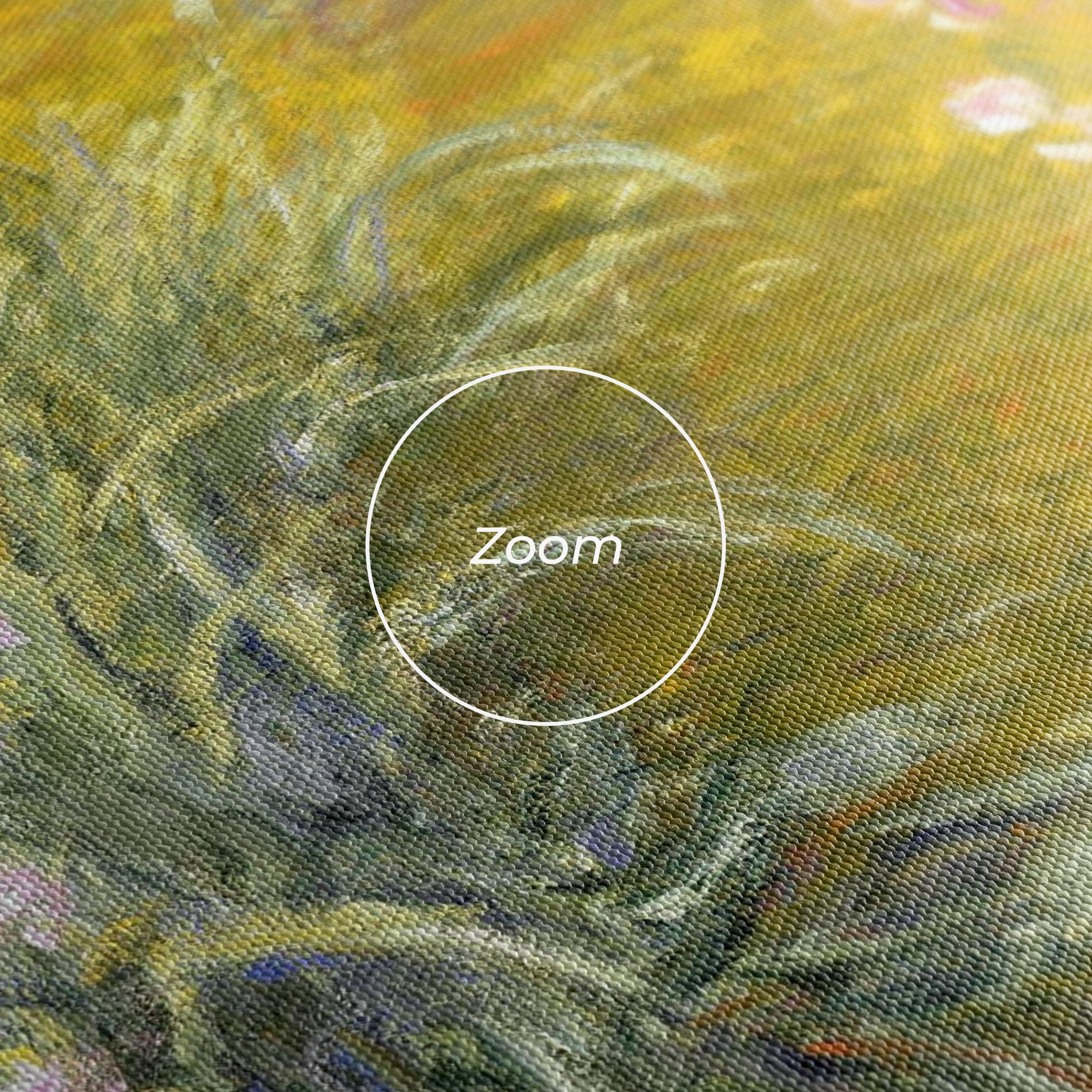 Leinwandbild Path Through The Irises mockup 3