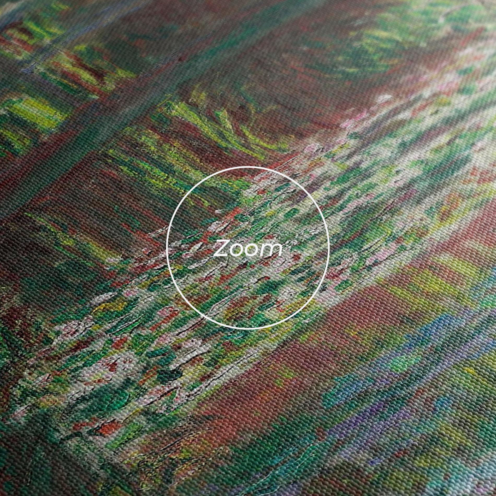 Leinwandbild Water Lily Pond mockup 3