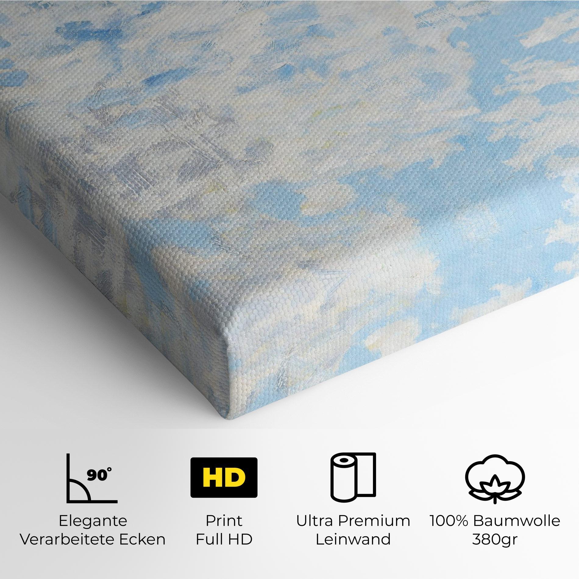 Leinwandbild Clouds Monet mockup 4
