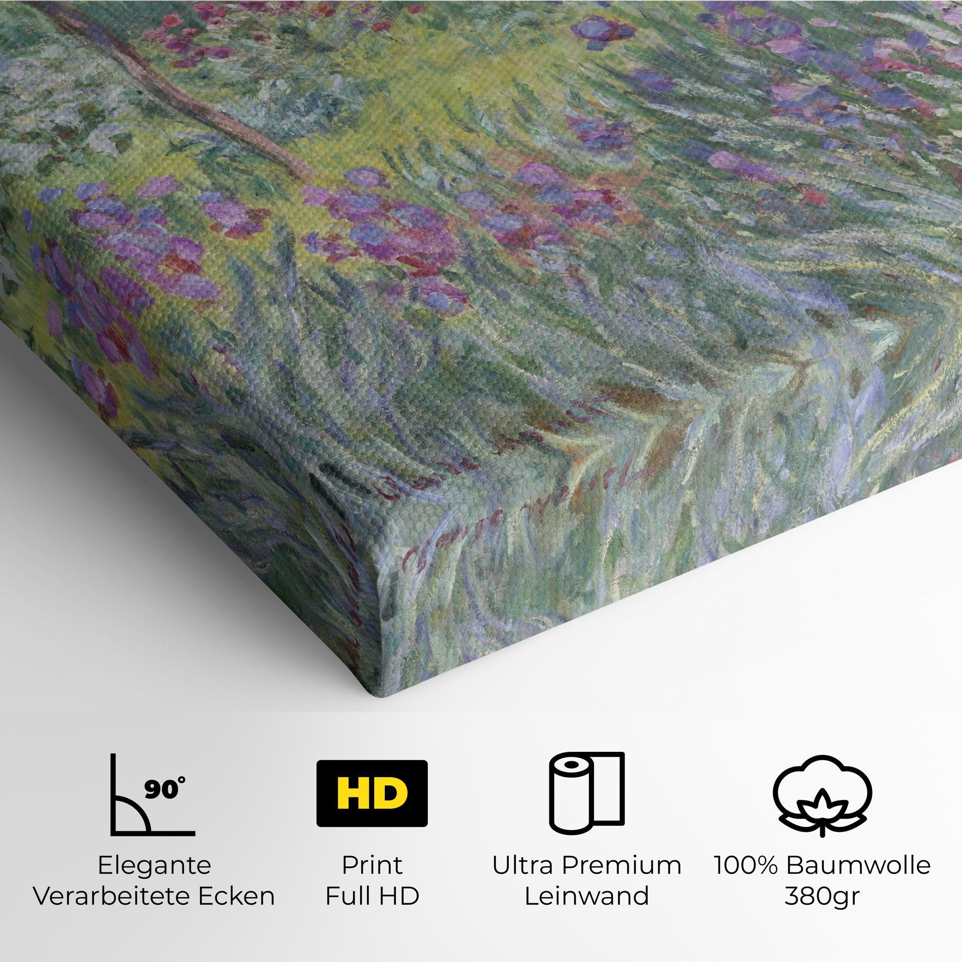 Leinwandbild Garden In Giverny Monet mockup 4