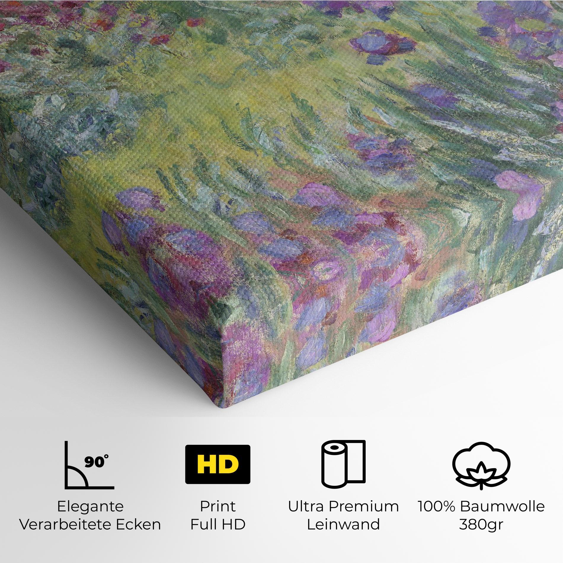 Leinwandbild Garden In Giverny mockup 4