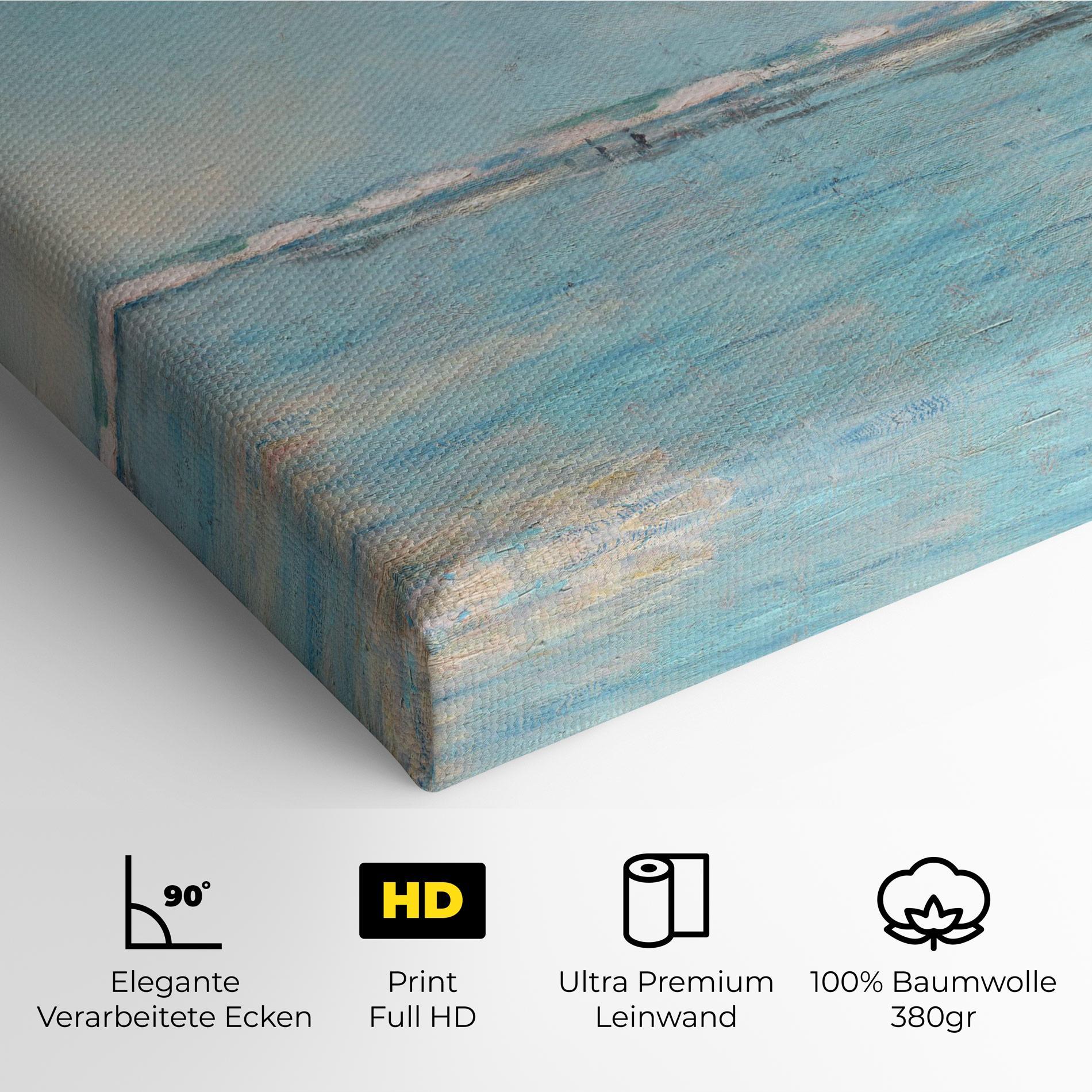 Leinwandbild Monet's Beach mockup 4