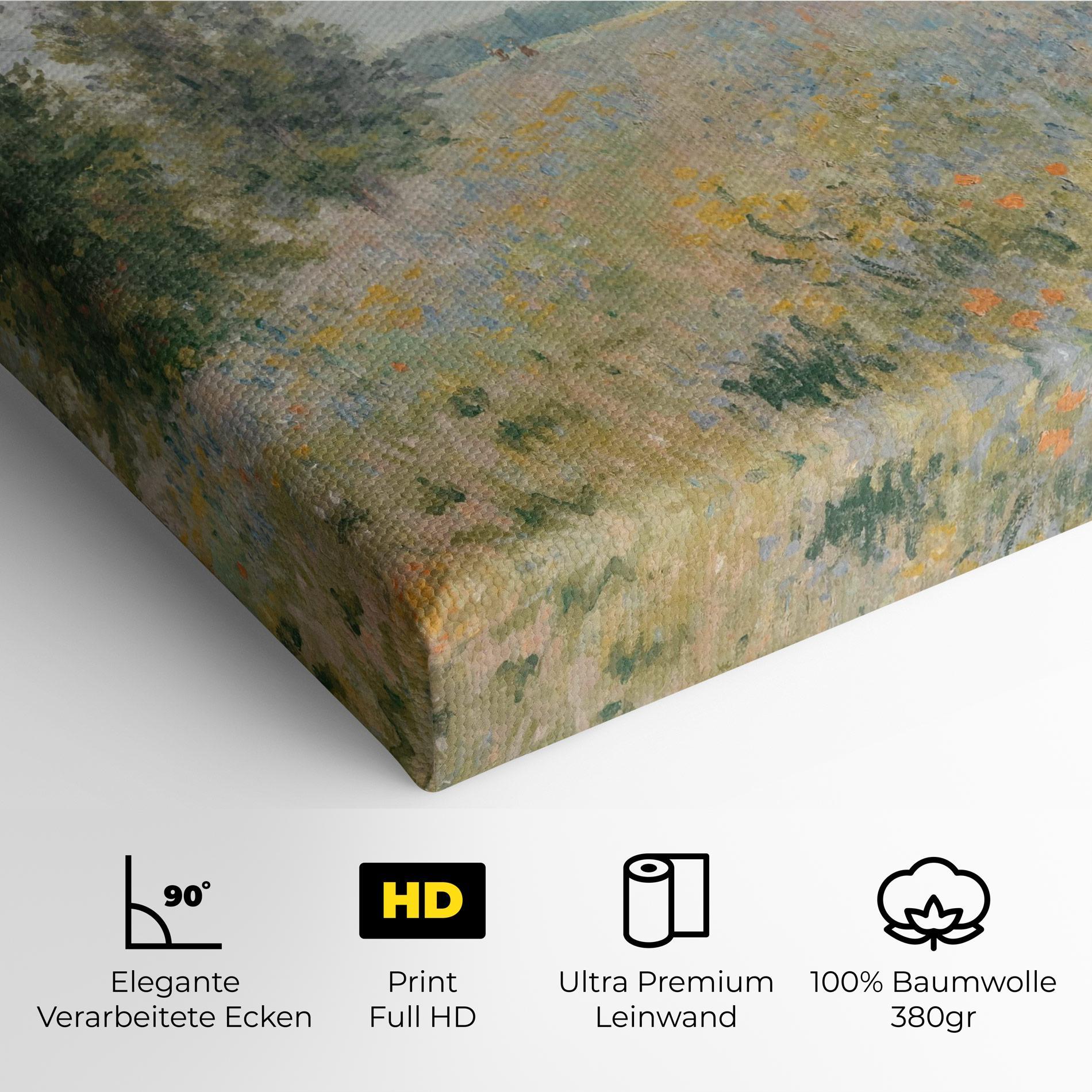 Leinwandbild Monet's Landscape Background mockup 4