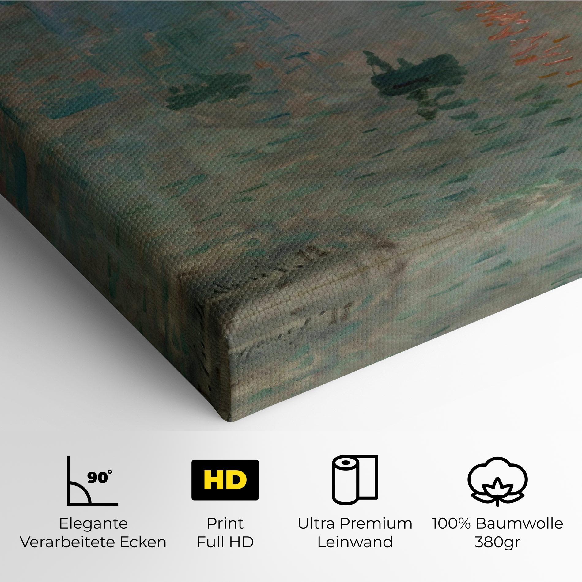 Leinwandbild Monet Sunrise mockup 4