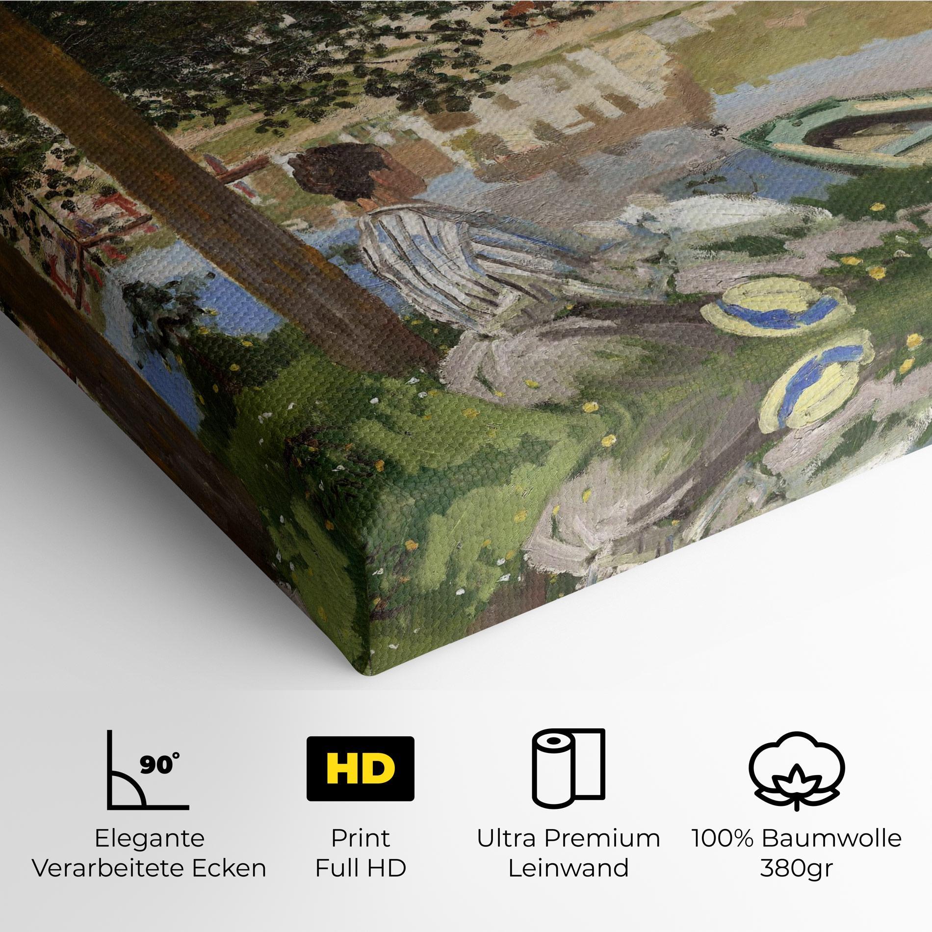 Leinwandbild On The Bank Of The Seine mockup 4