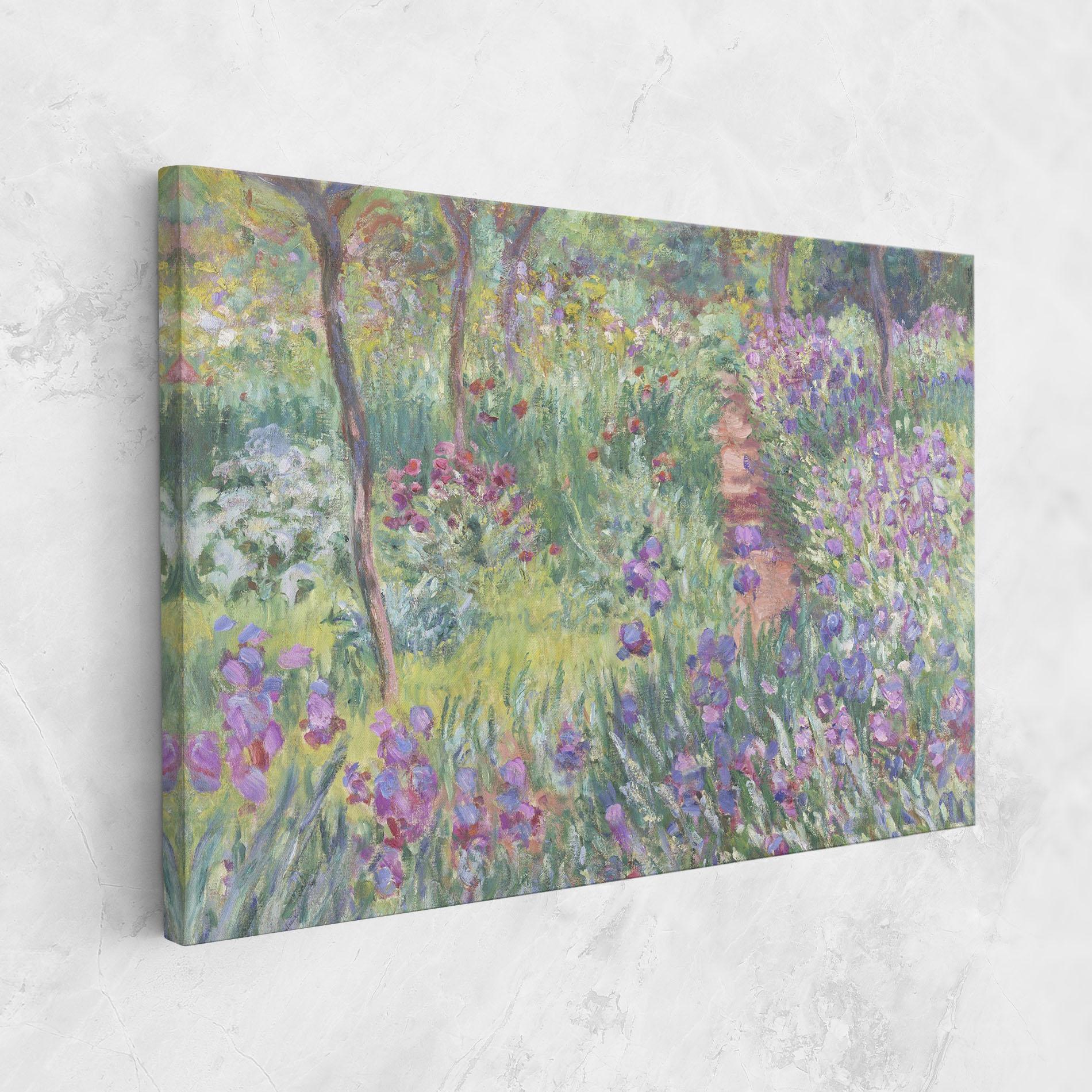 Leinwandbild Garden In Giverny Monet mockup 1