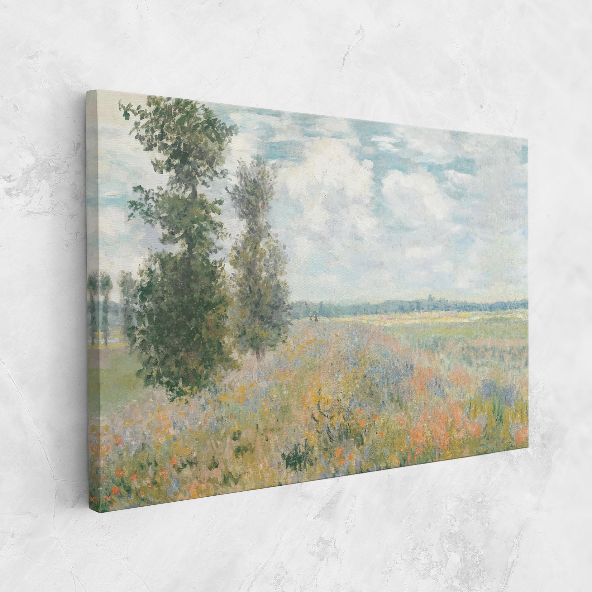 Leinwandbild Monet's Landscape Background mockup 1
