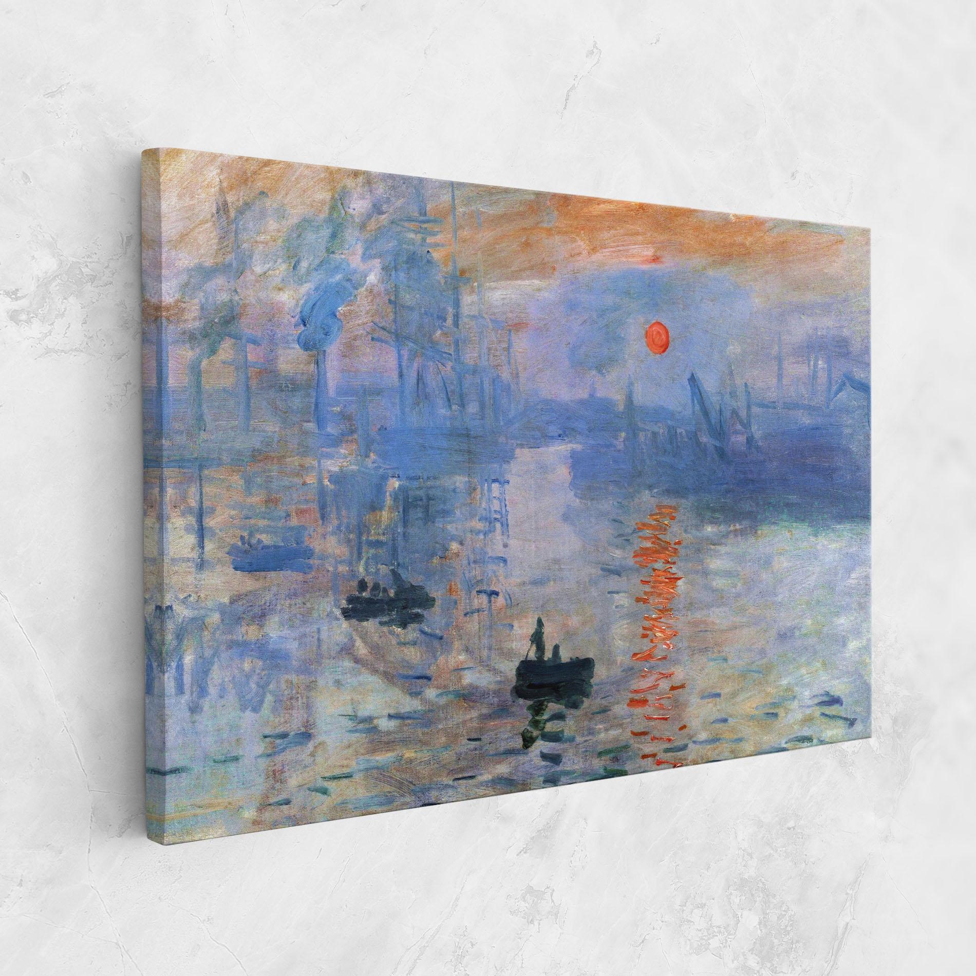 Leinwandbild Monet Impressionist mockup 1