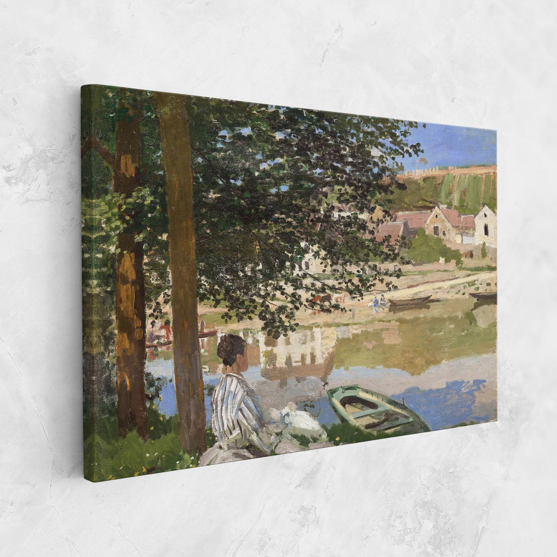 Leinwandbild On The Bank Of The Seine mockup 1