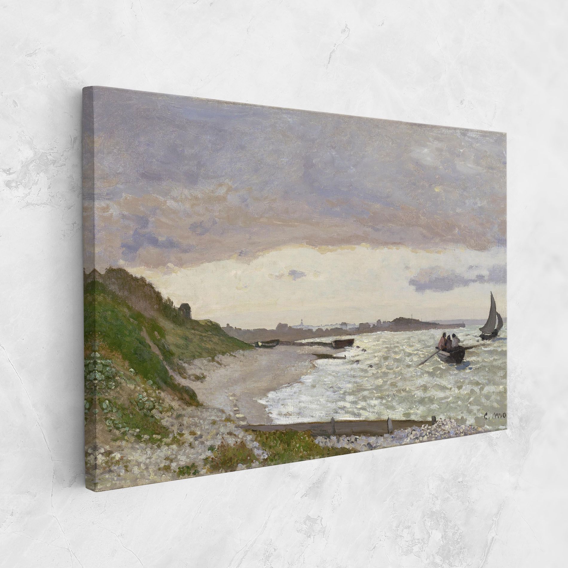 Seashore At Sainte Adresse mockup 1
