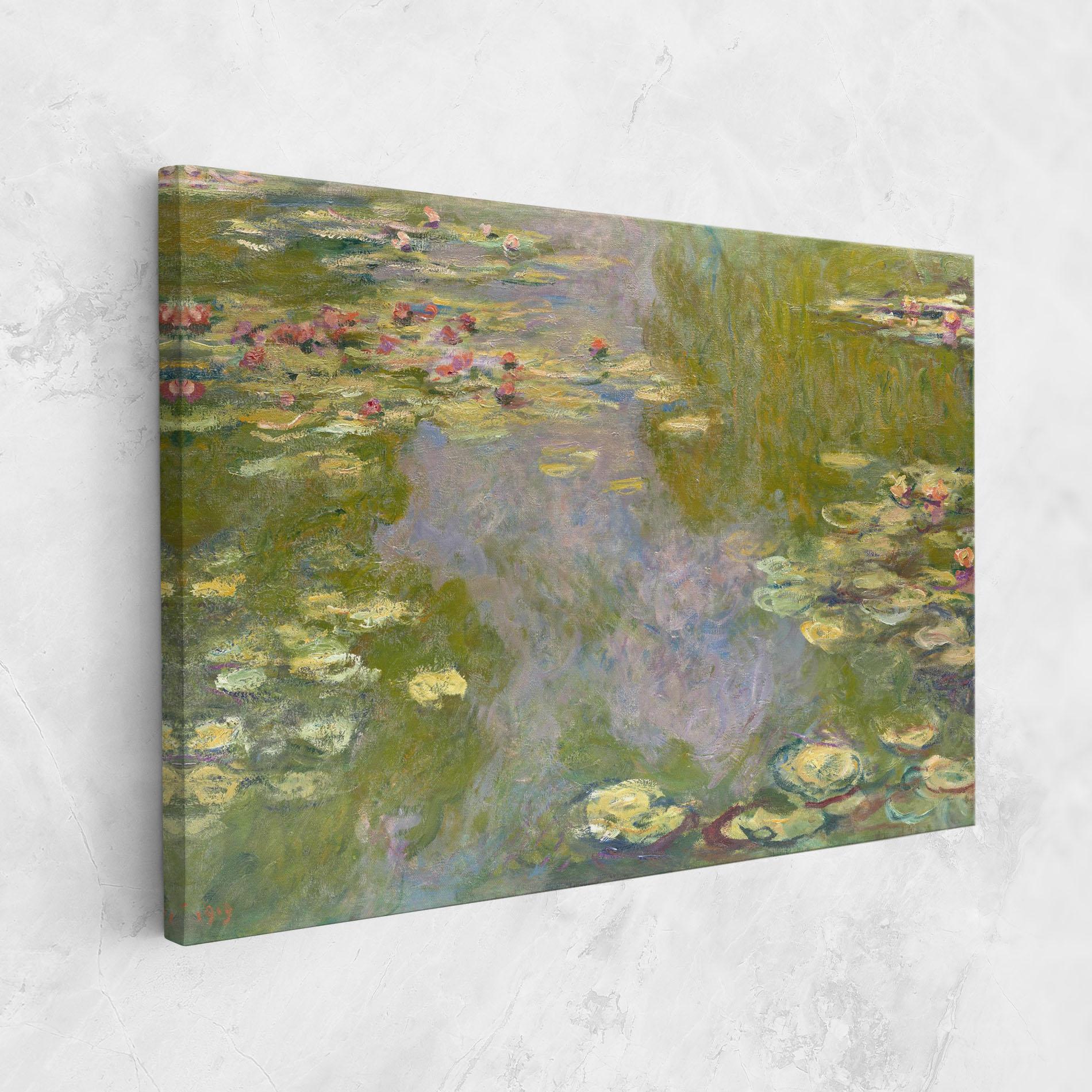 Leinwandbild Water Lilies Monet mockup 1