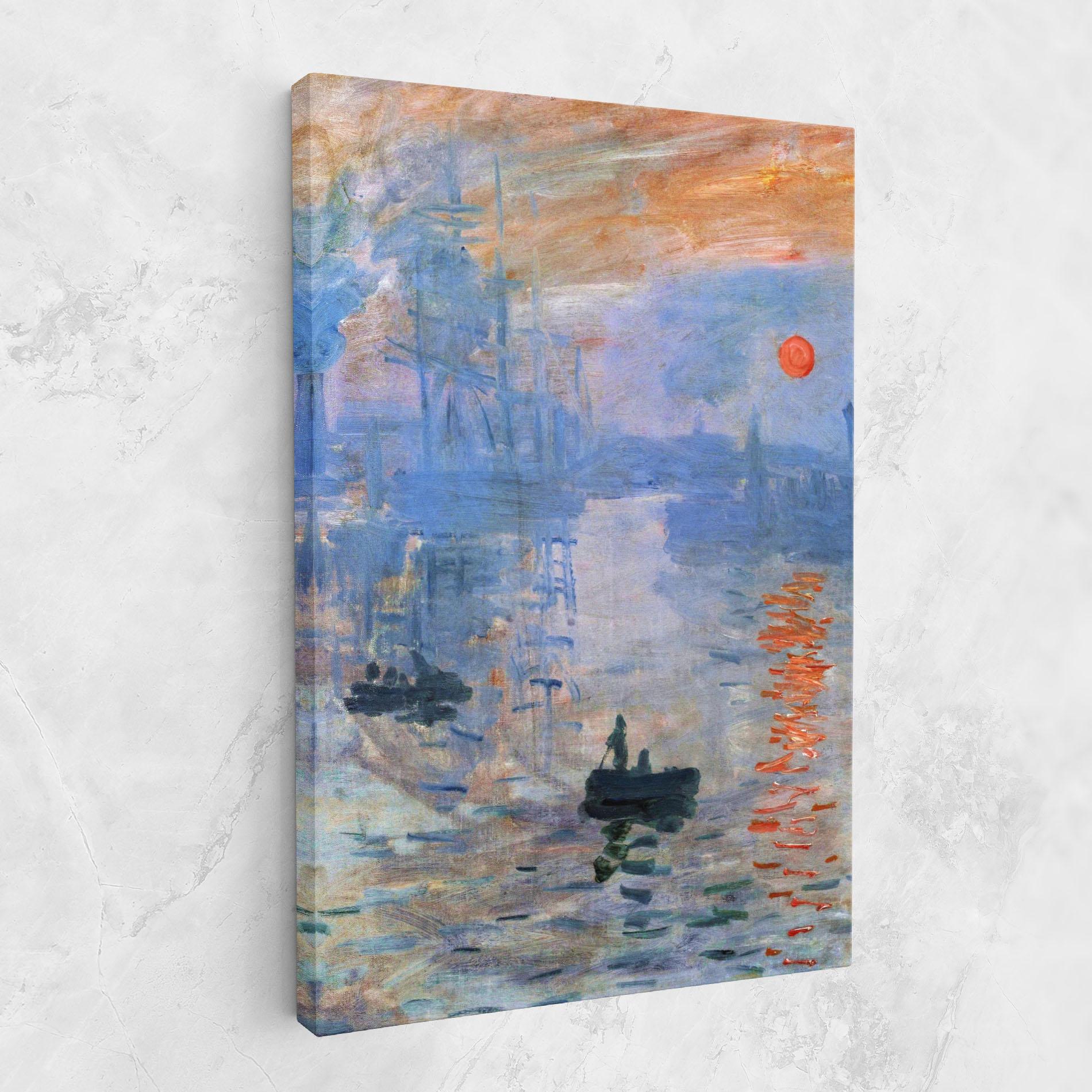 Leinwandbild Sunrise Painting mockup 1