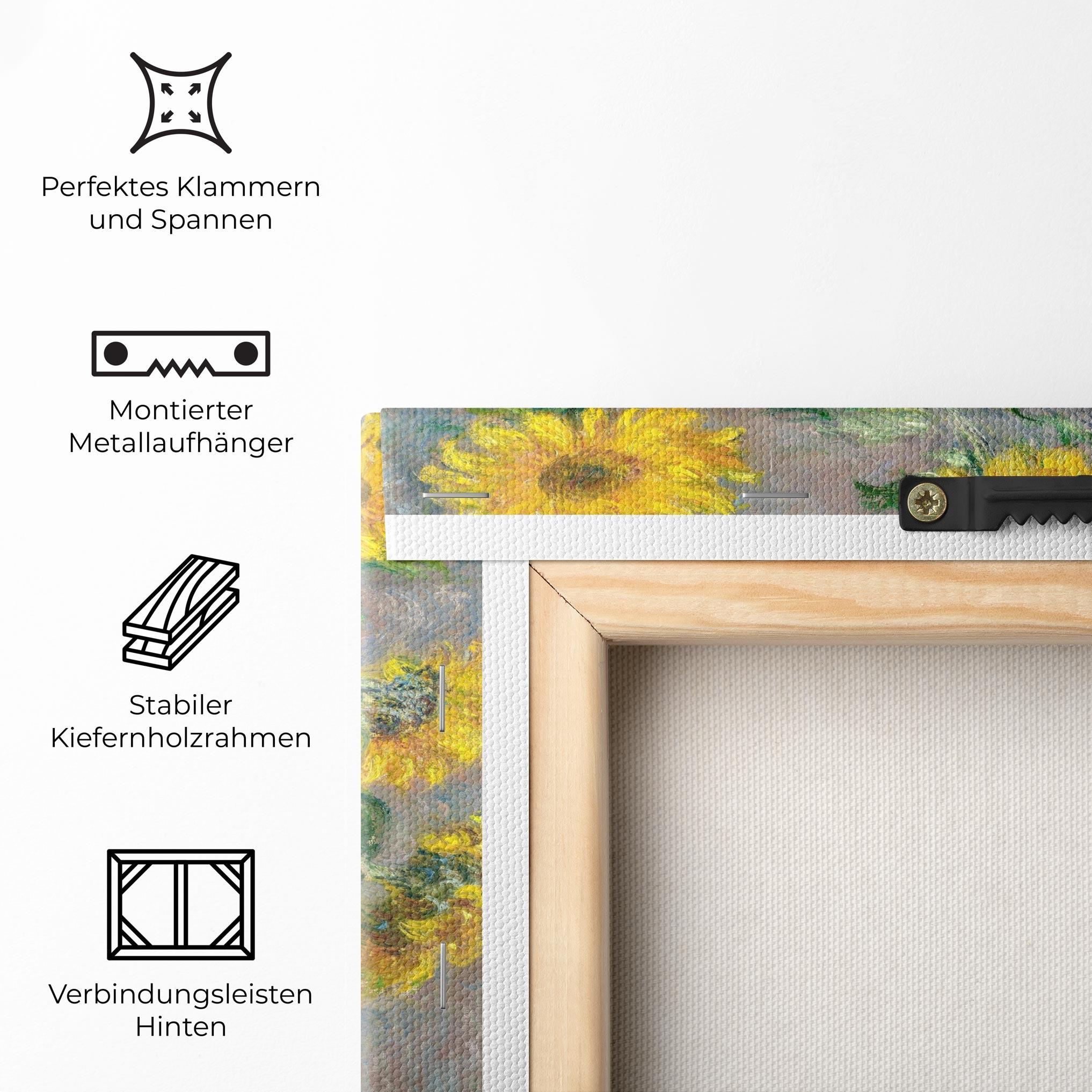 Leinwandbild Bouquet Of Sunflowers 1881 mockup 5
